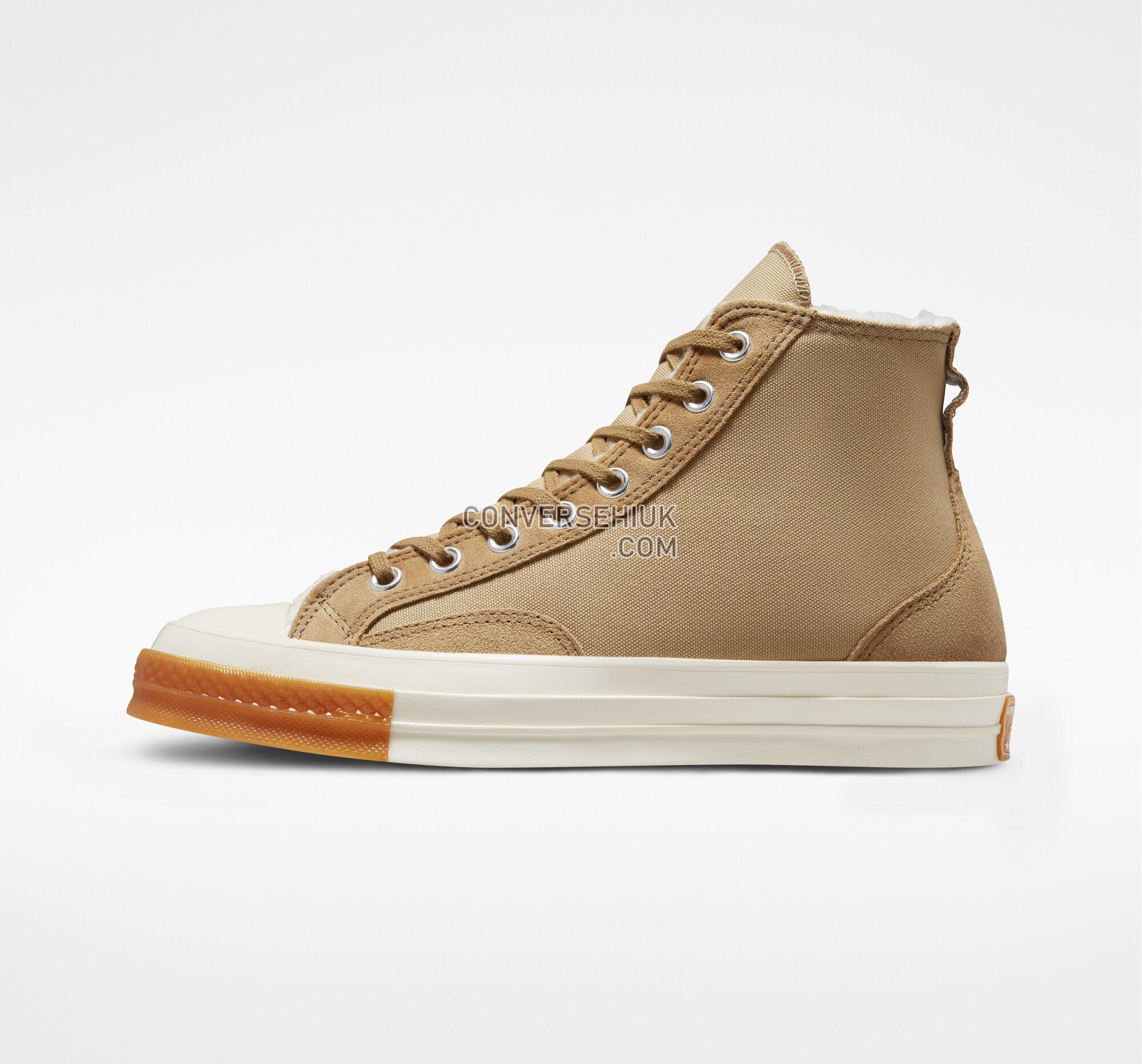 Converse Chuck 70 Lined Colorblock Nomad Khaki/Sand Dune/Egret A04410C Shoes