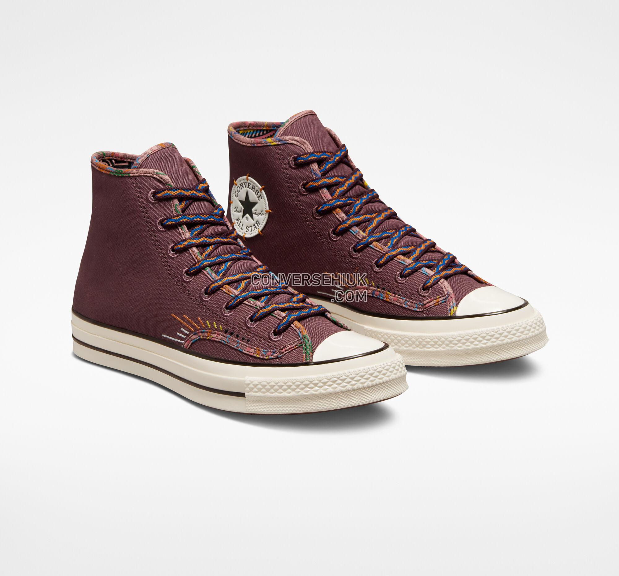 Converse Chuck 70 Heritage Detail Dark Wine/Egret/Black A04406C Shoes