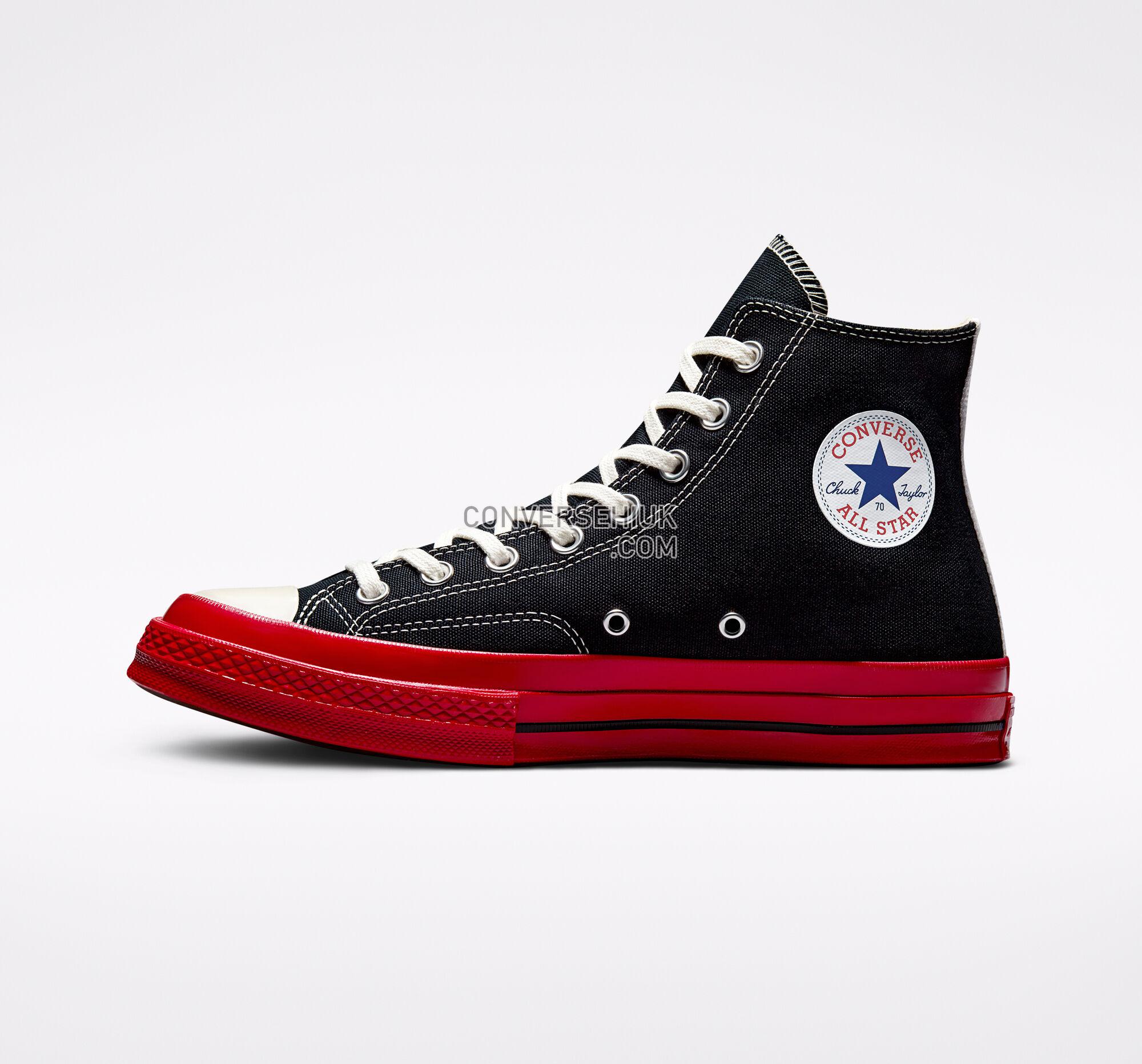 Converse x Comme des Gar ccedilons PLAY Chuck 70 Black/Red/Egret A01793C Shoes