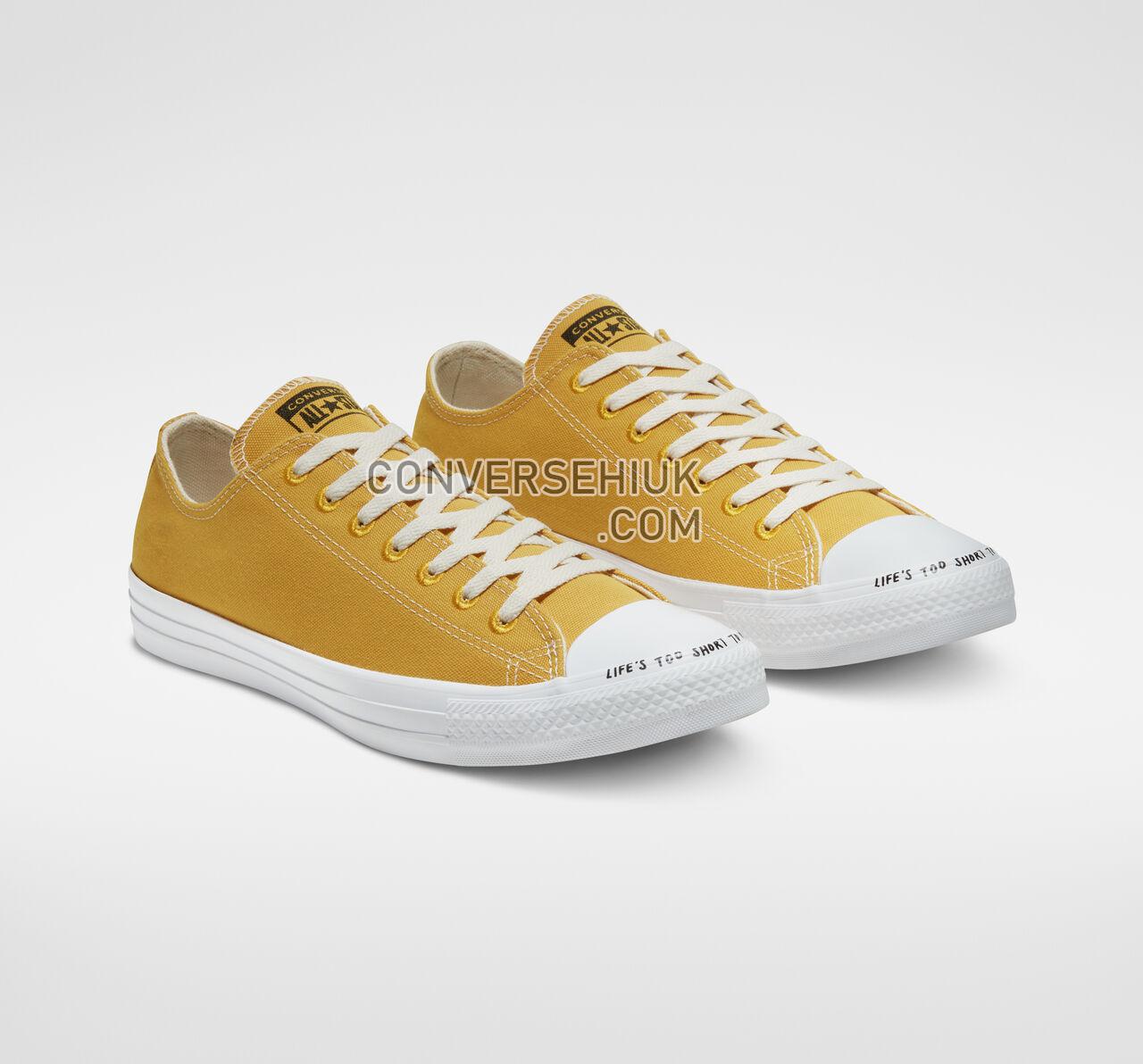 Converse Chuck Taylor All Star Renew Canvas Low Top Gold Dart/Black/White 164920C Shoes