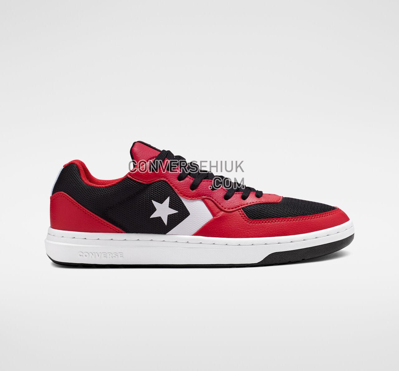 Converse Rival Low Top Black/Enamel Red/White 164895C Shoes