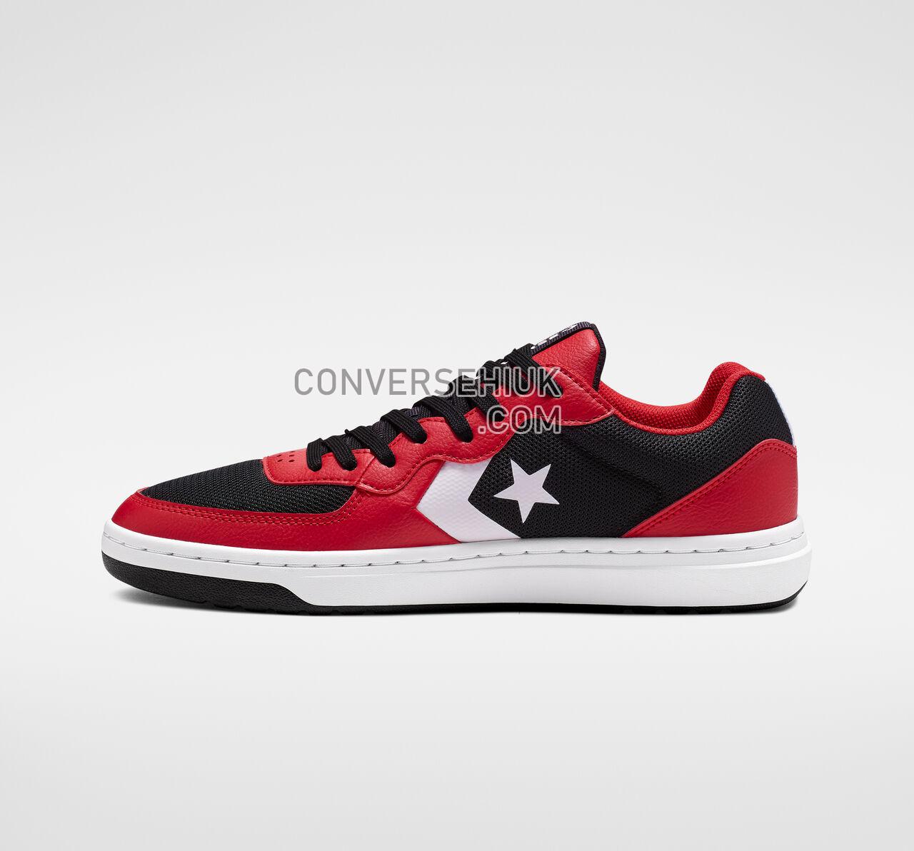 Converse Rival Low Top Black/Enamel Red/White 164895C Shoes