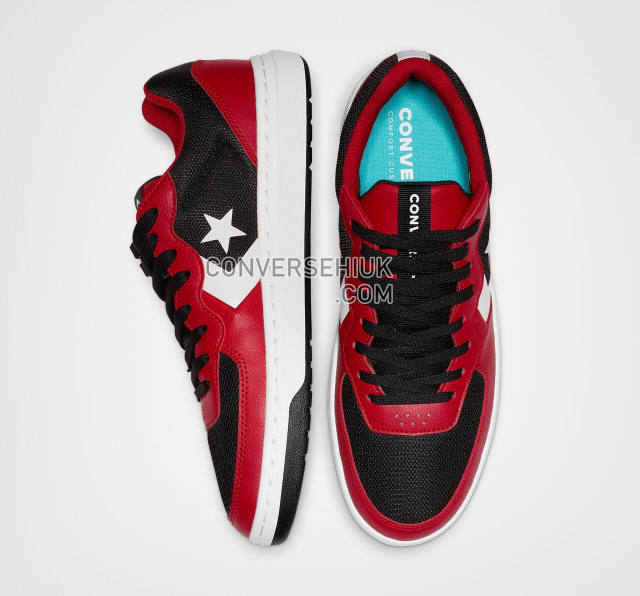 Converse Rival Low Top Black/Enamel Red/White 164895C Shoes