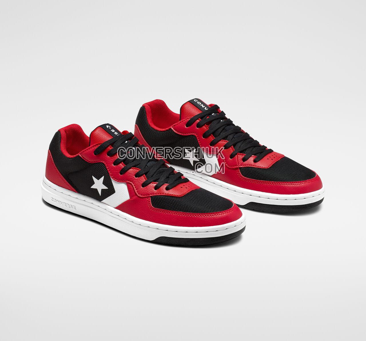 Converse Rival Low Top Black/Enamel Red/White 164895C Shoes