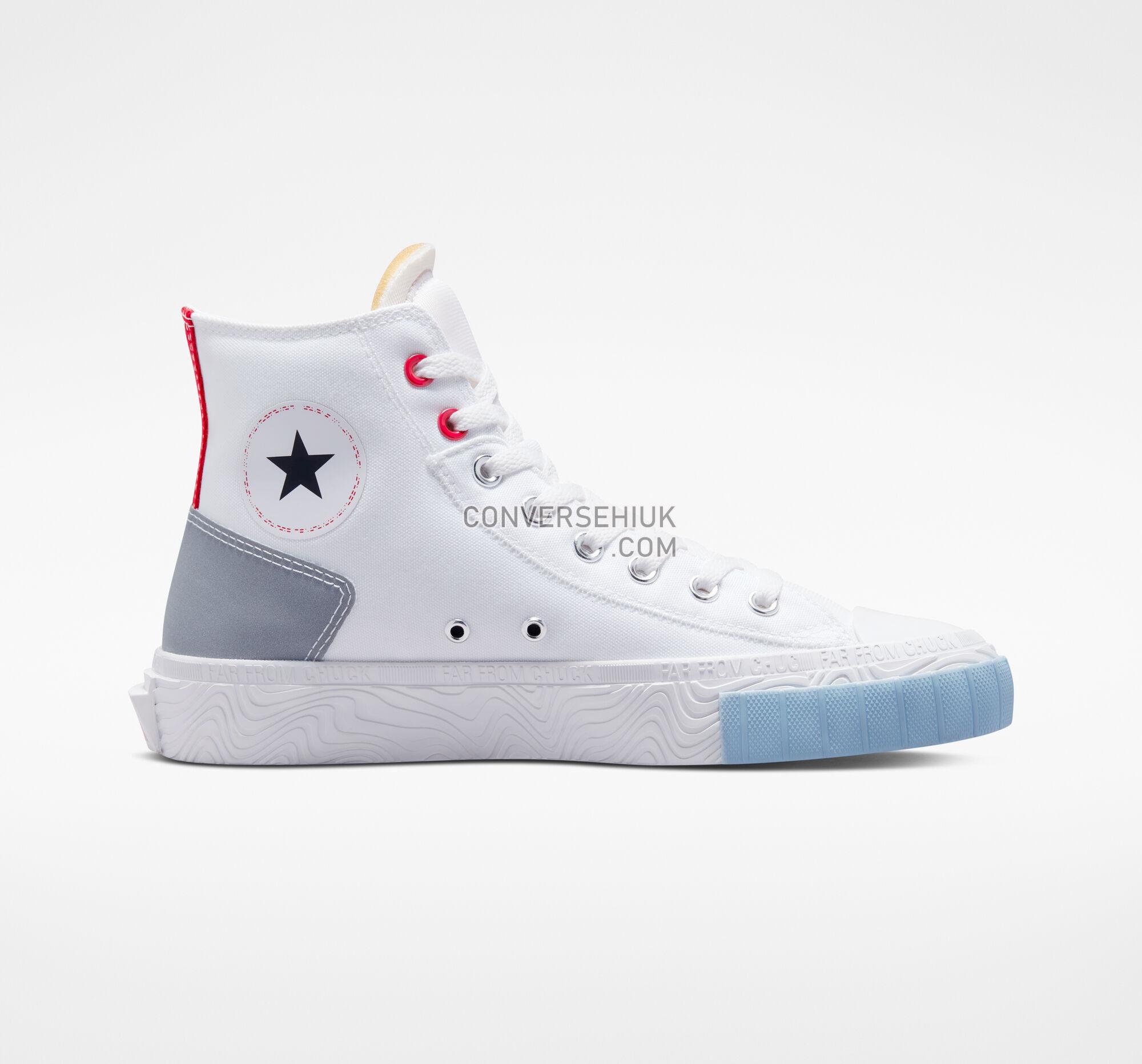 Converse Chuck Taylor Alt Star Reflective Shine White/Red/Lt Armory Blue A01420C Shoes