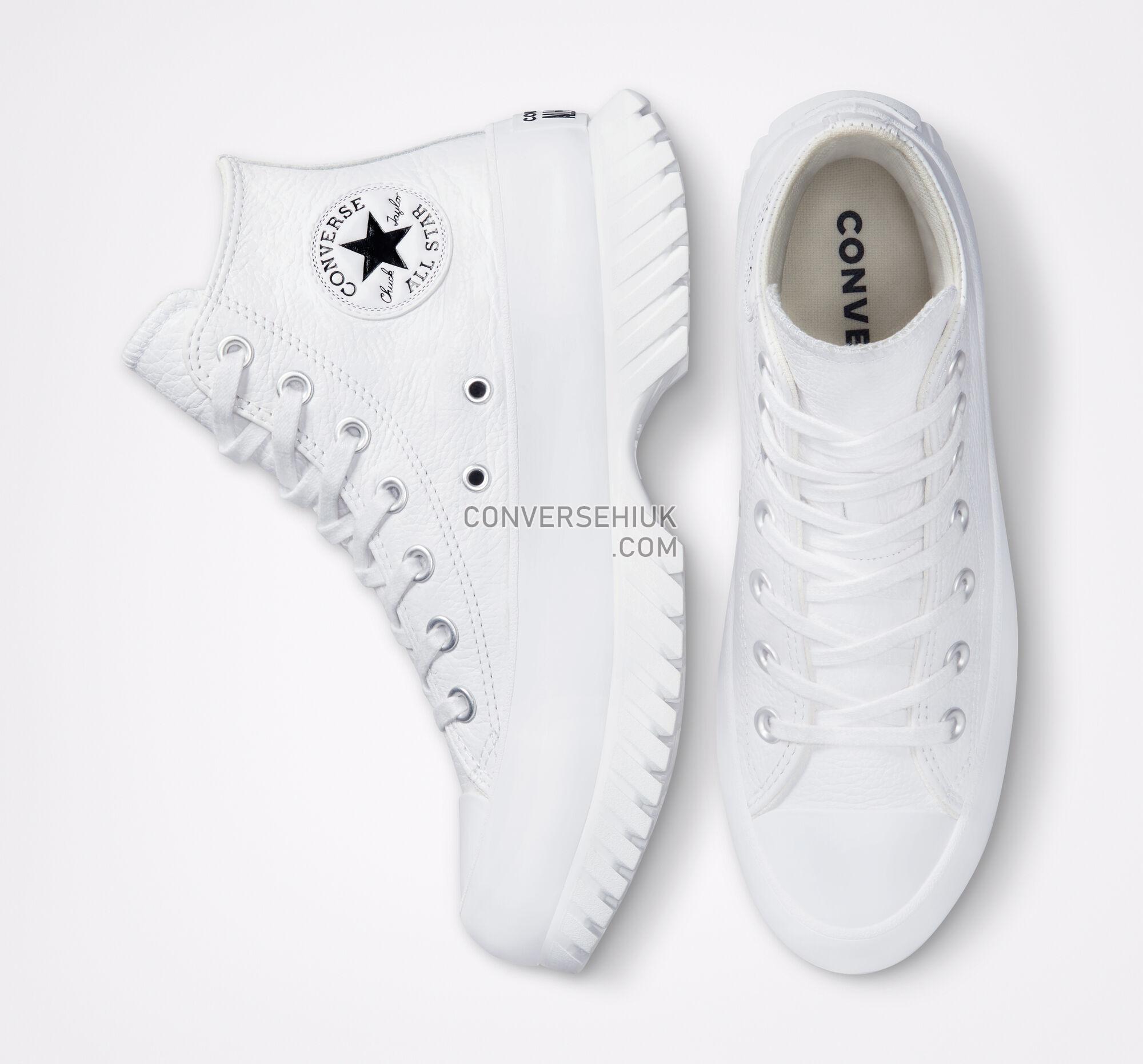 Converse Chuck Taylor All Star Lugged 2.0 Leather White/Egret/Black A03705C Shoes