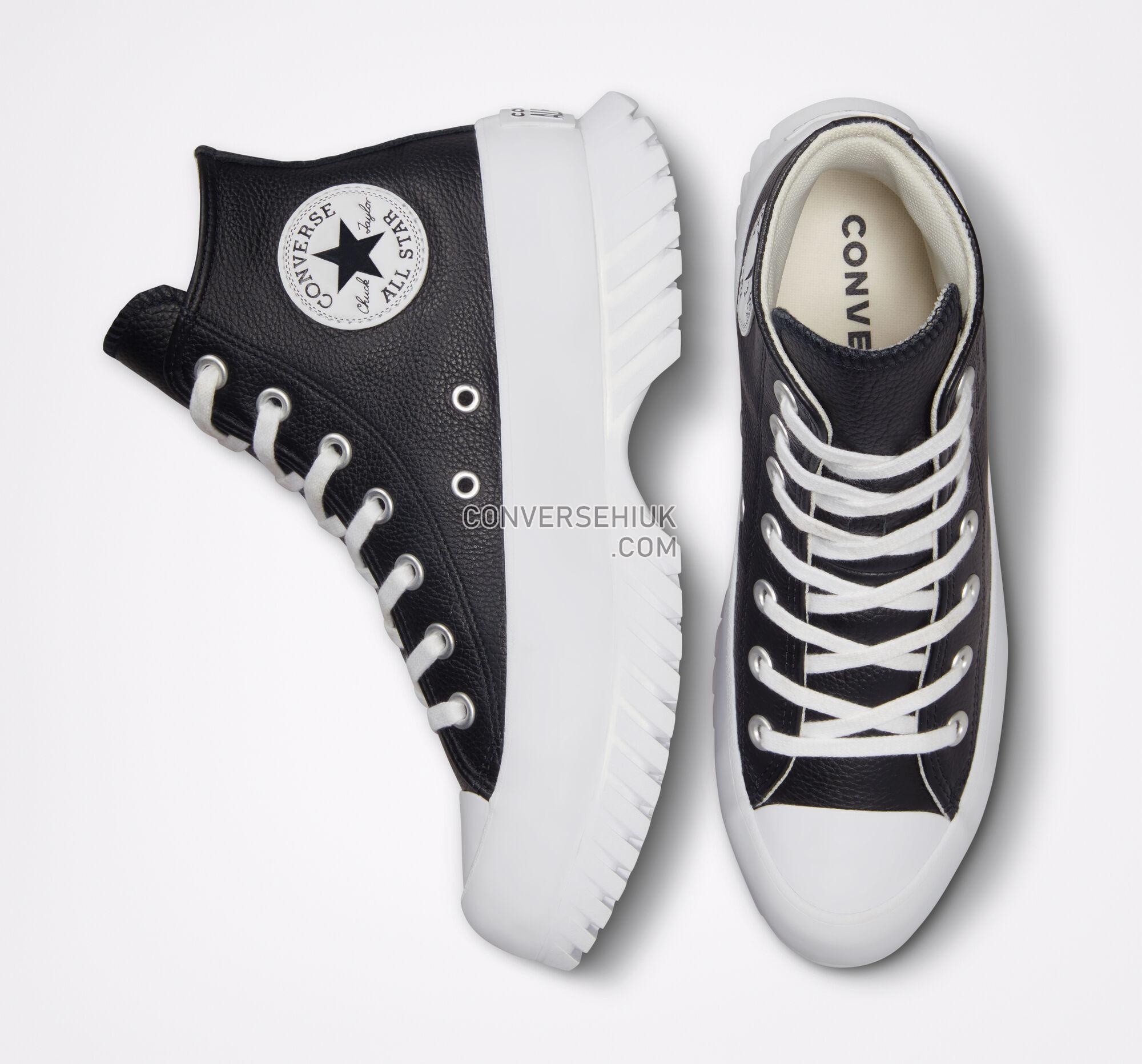 Converse Chuck Taylor All Star Lugged 2.0 Leather Black/Egret/White A03704C Shoes