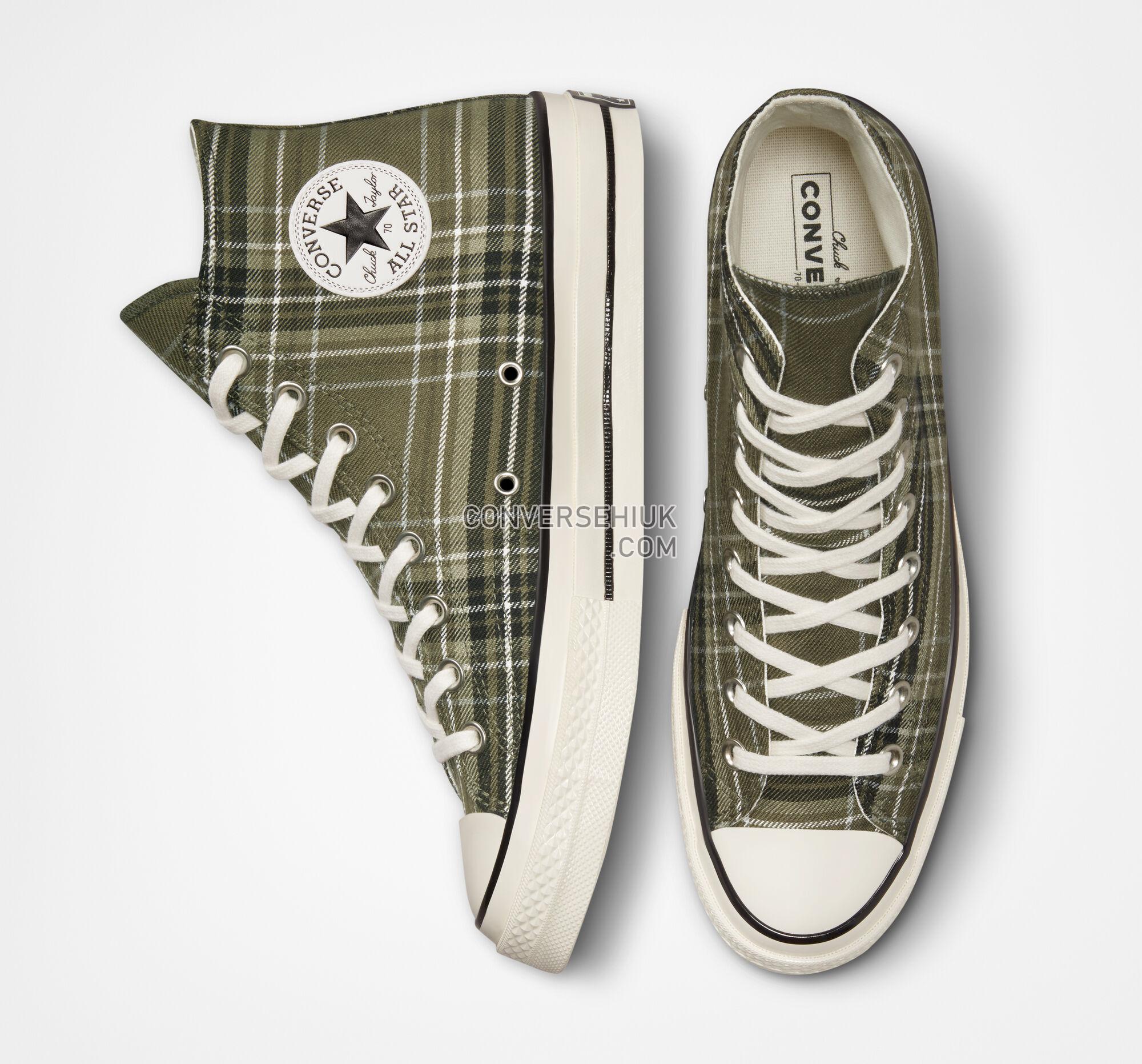 Converse Chuck 70 Tartan Utility/Egret/Black A03915C Shoes