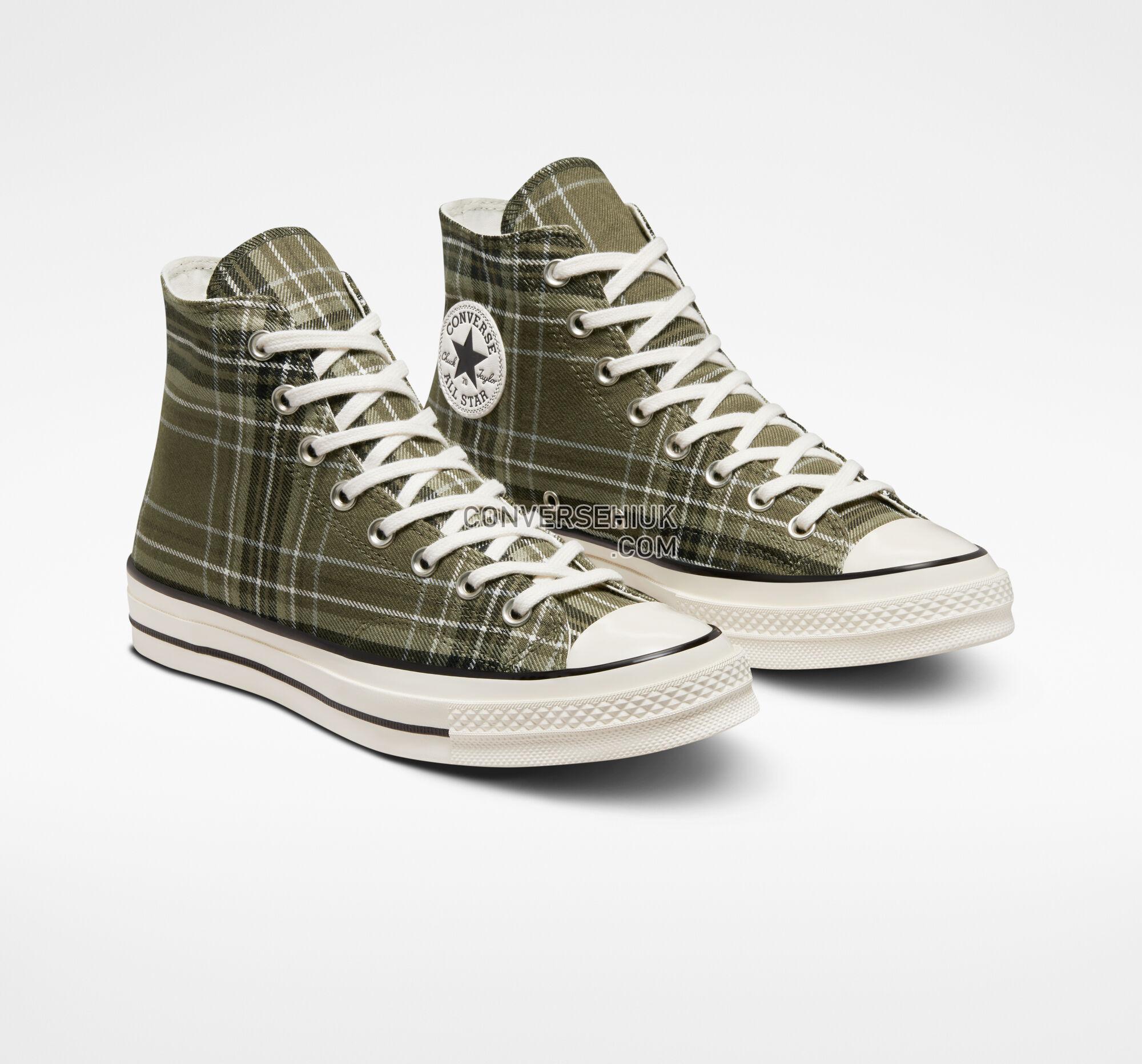 Converse Chuck 70 Tartan Utility/Egret/Black A03915C Shoes