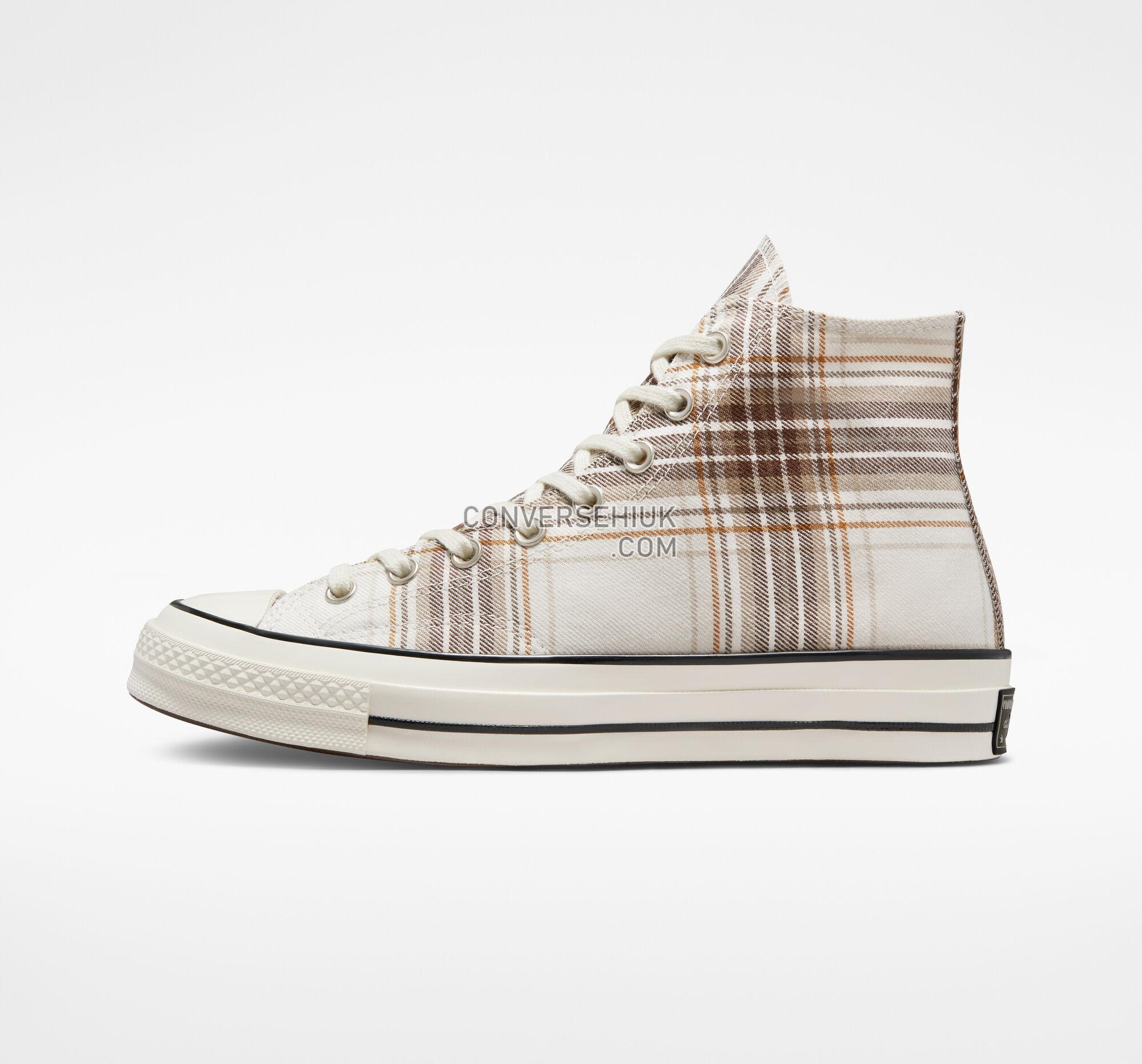 Converse Chuck 70 Tartan Egret/Dark Root/Black A03914C Shoes