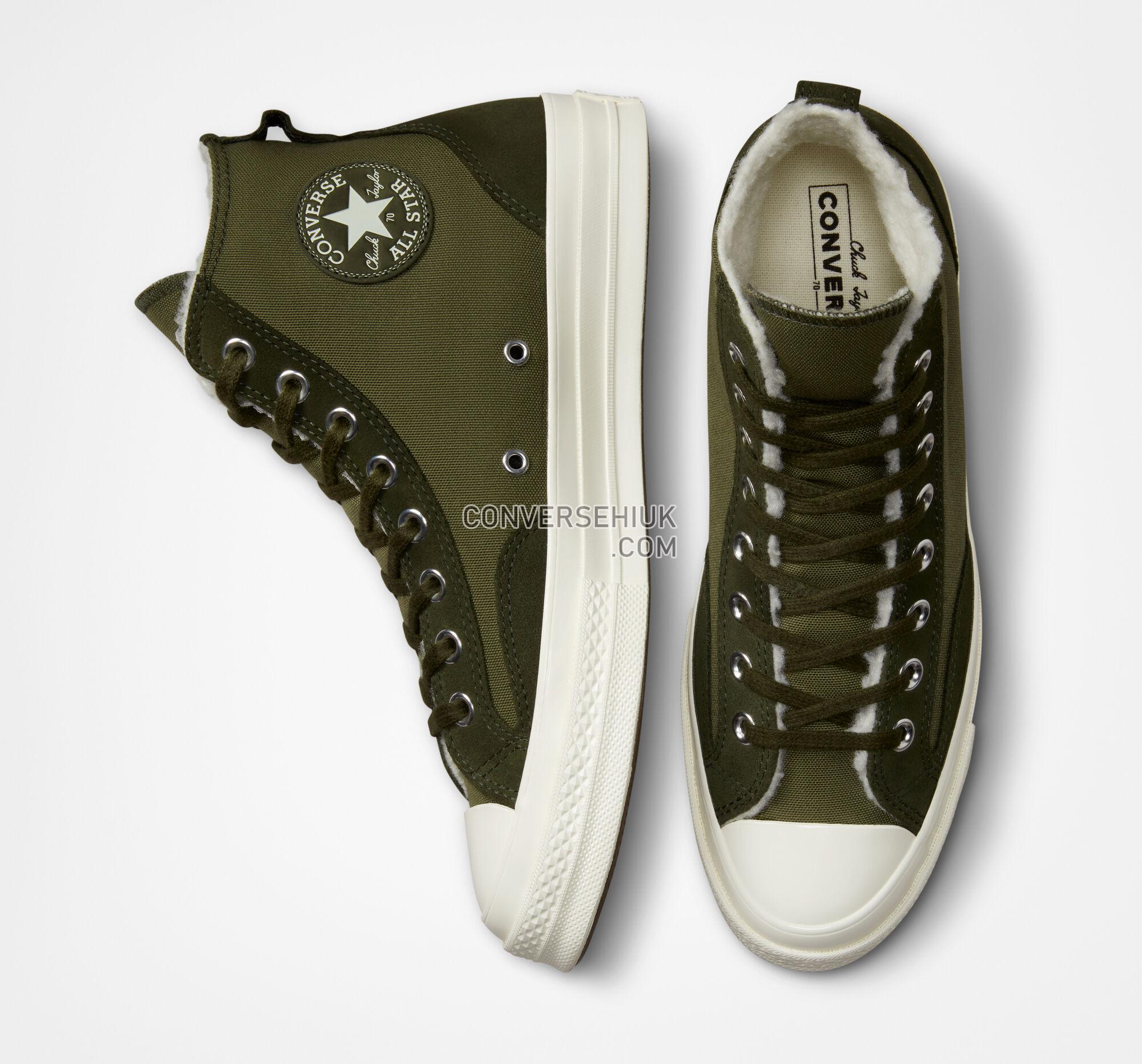 Converse Chuck 70 Lined Colorblock Utility/Utility Green/Egret A05055C Shoes