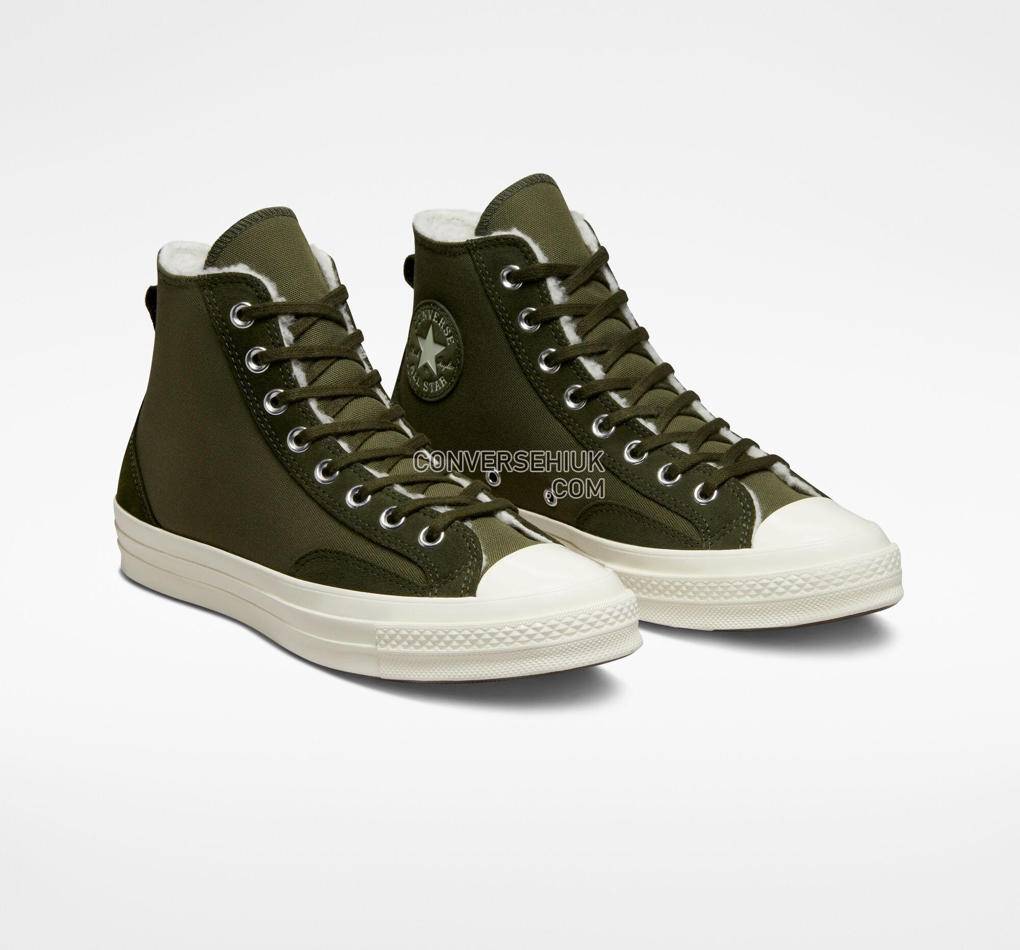 Converse Chuck 70 Lined Colorblock Utility/Utility Green/Egret A05055C Shoes