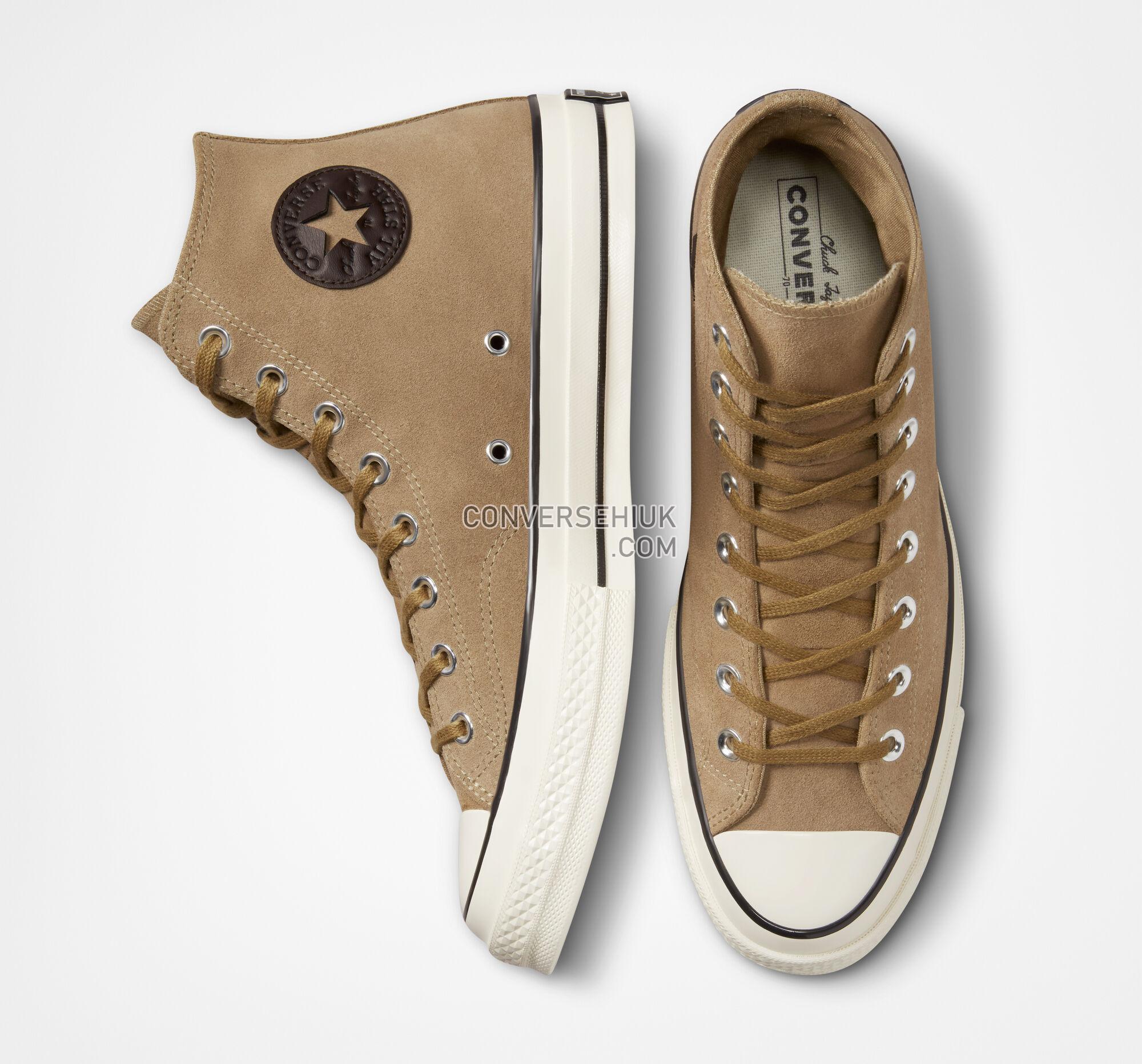 Converse Chuck 70 Suede Sand Dune/Egret/Black A01457C Shoes