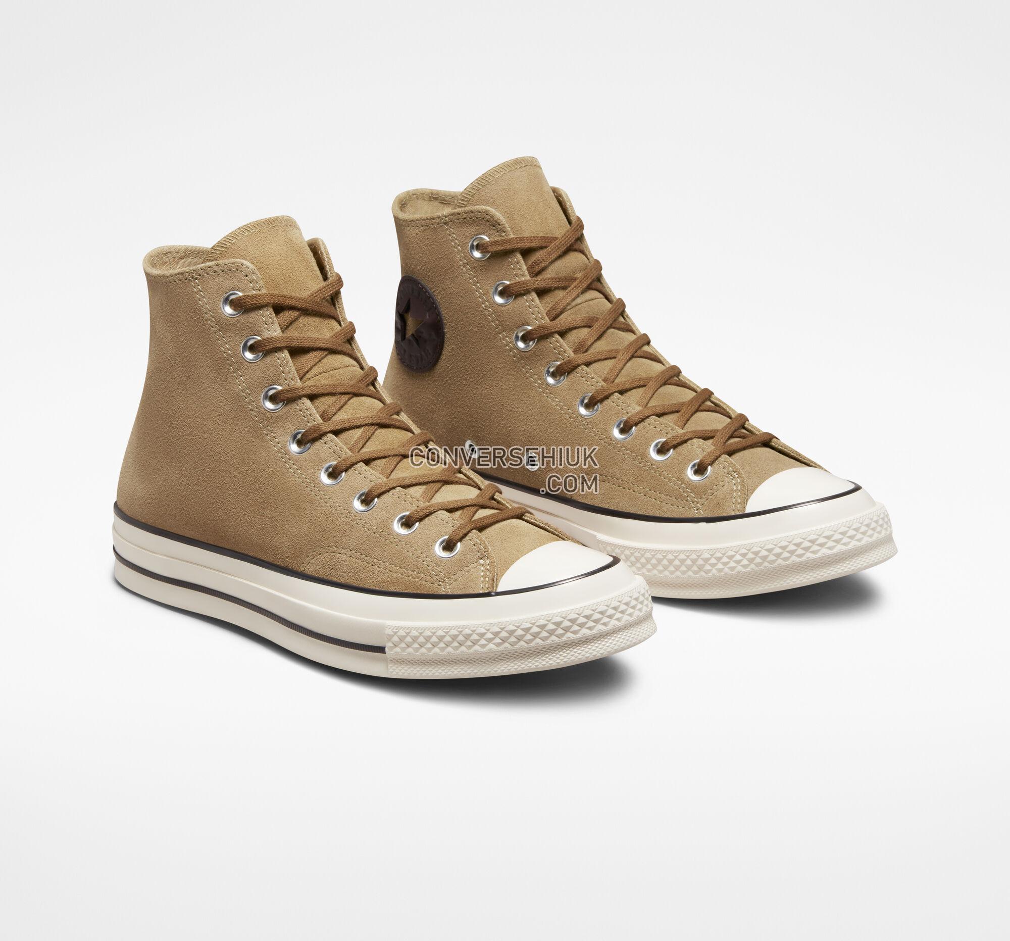 Converse Chuck 70 Suede Sand Dune/Egret/Black A01457C Shoes