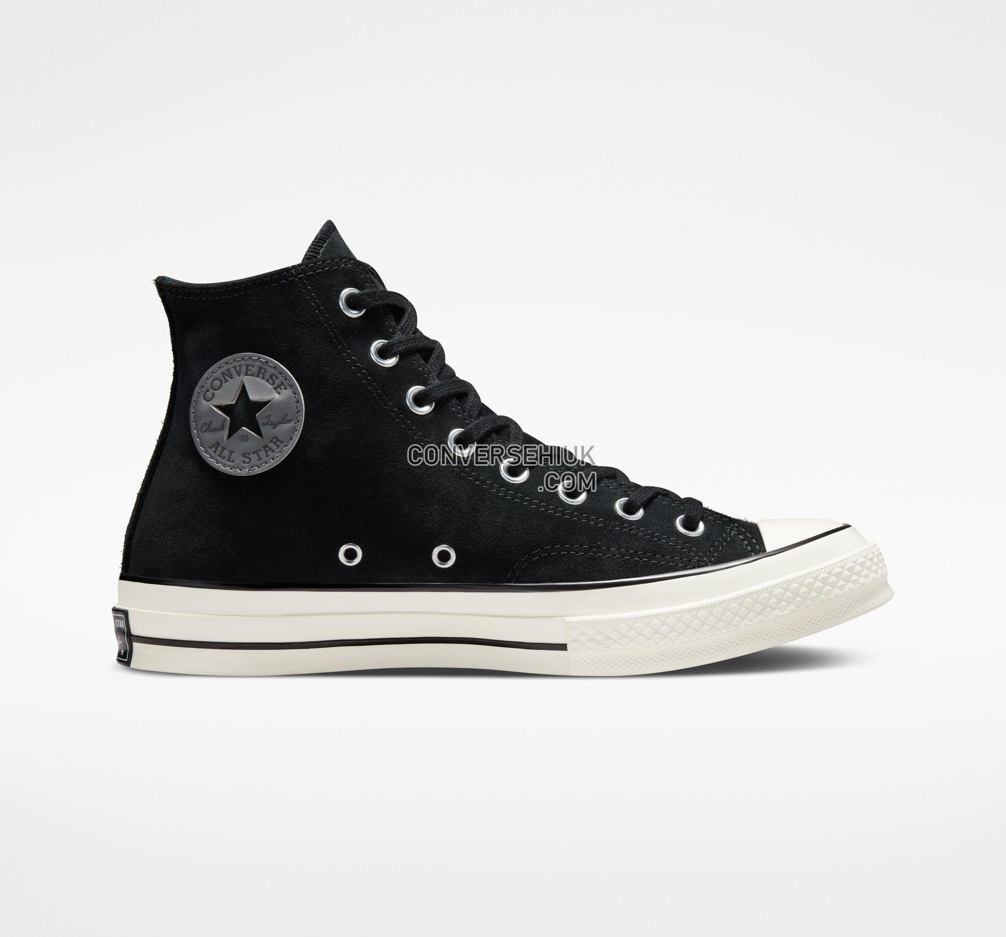 Converse Chuck 70 Suede Black/Egret/Black A01458C Shoes