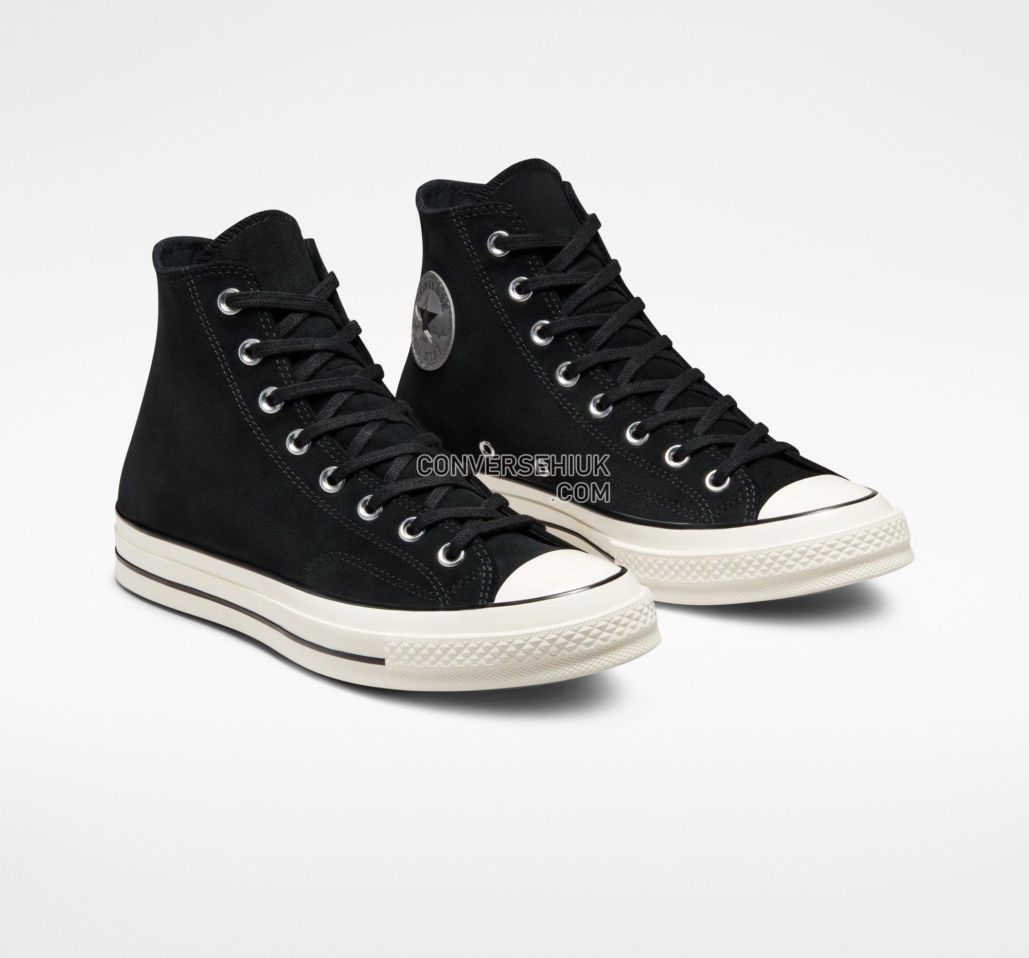 Converse Chuck 70 Suede Black/Egret/Black A01458C Shoes