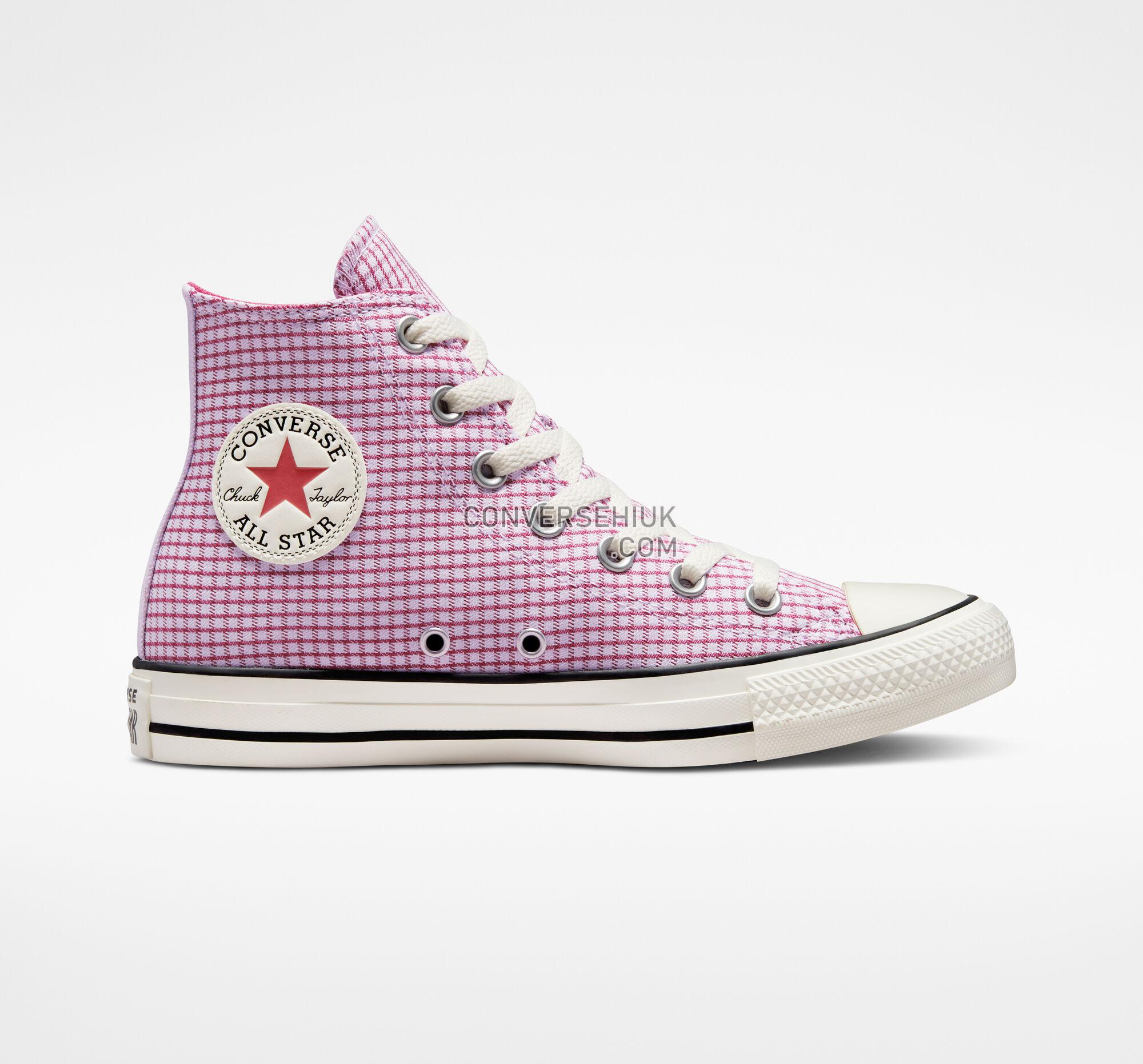 Converse Chuck Taylor All Star Checkered Vapor Violet/Rhubarb Pie/Egret A05129F Shoes