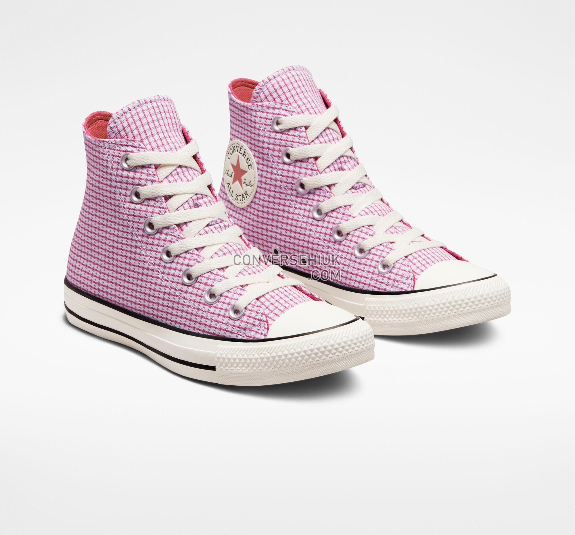 Converse Chuck Taylor All Star Checkered Vapor Violet/Rhubarb Pie/Egret A05129F Shoes