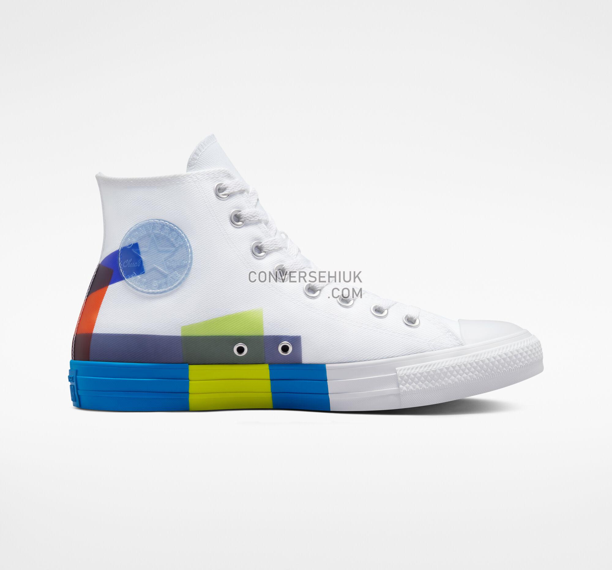 Converse Chuck Taylor All Star Space Racer White/Kinetic Blue/White 173184F Shoes