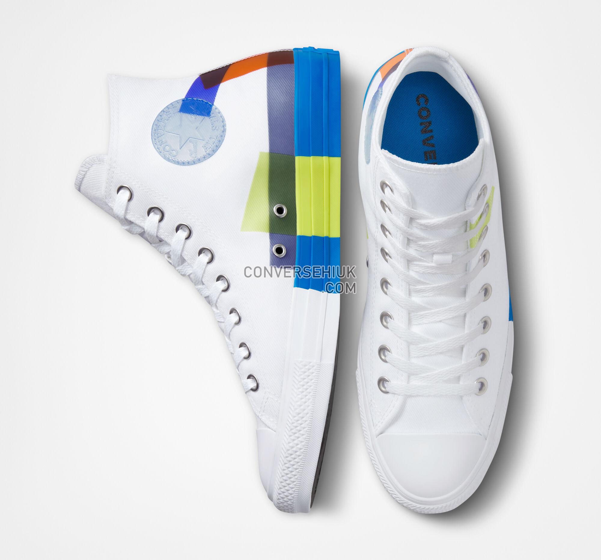 Converse Chuck Taylor All Star Space Racer White/Kinetic Blue/White 173184F Shoes