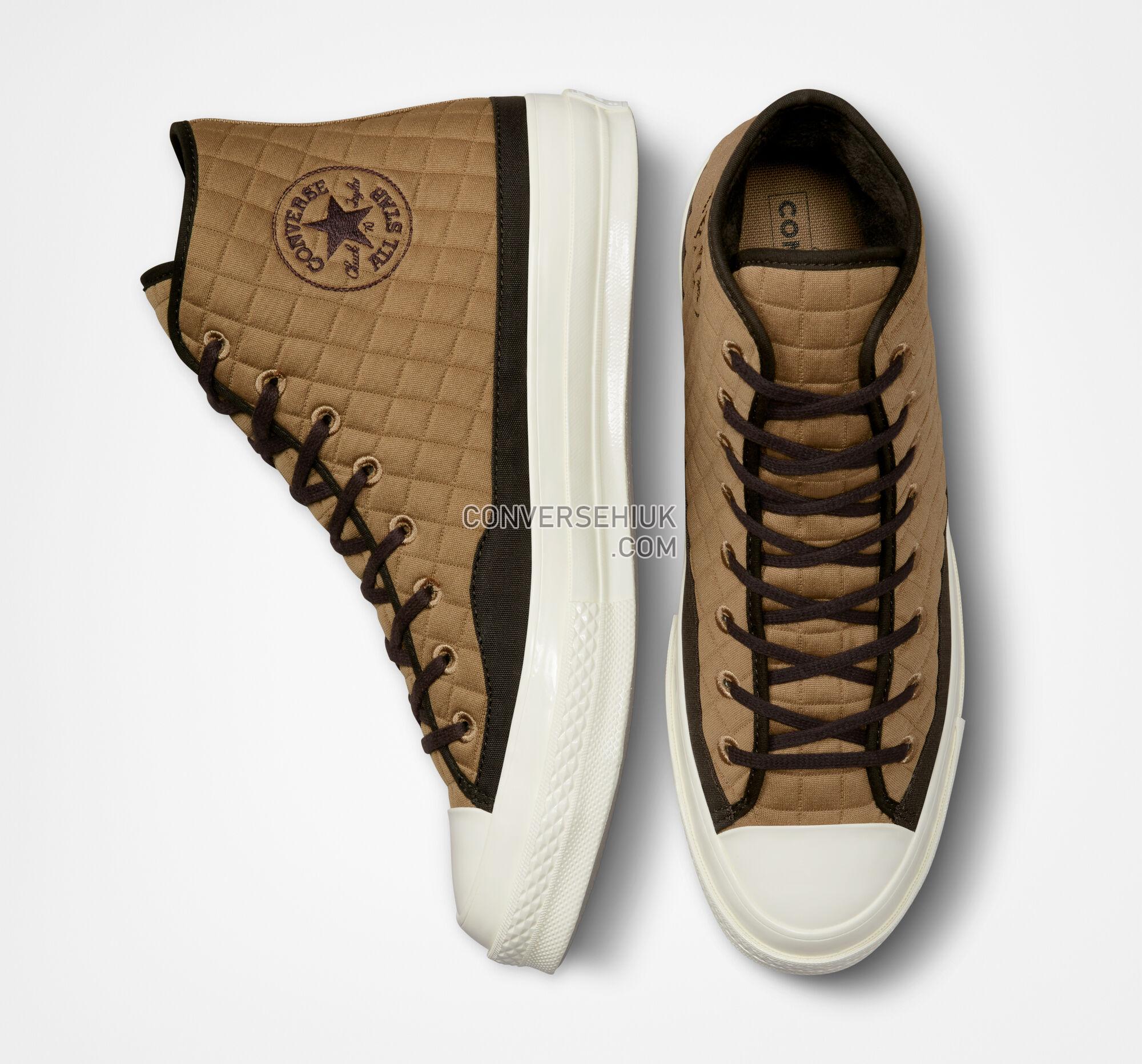 Converse Chuck 70 Quilted Sand Dune/Black/Egret A01398C Shoes