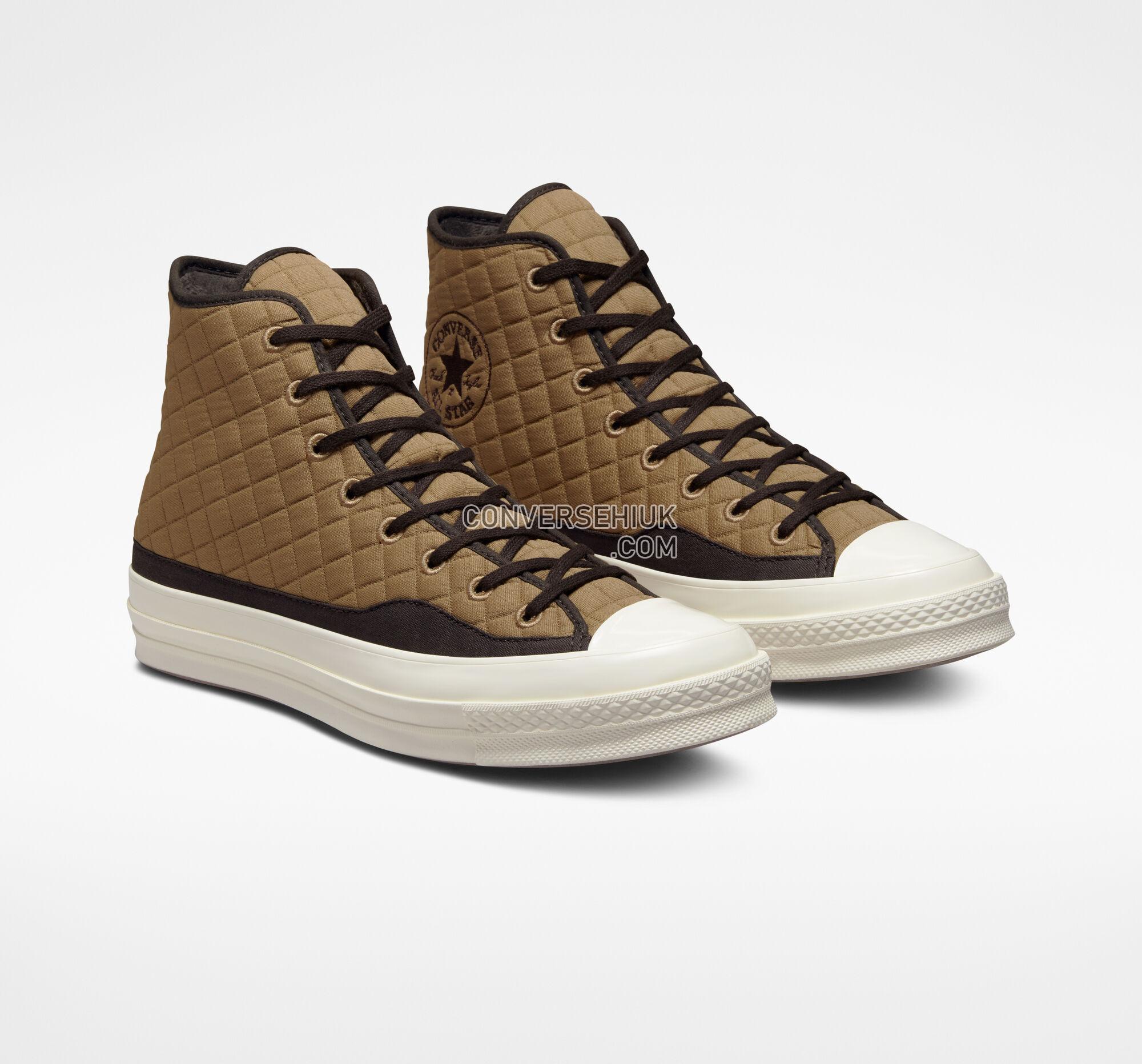 Converse Chuck 70 Quilted Sand Dune/Black/Egret A01398C Shoes