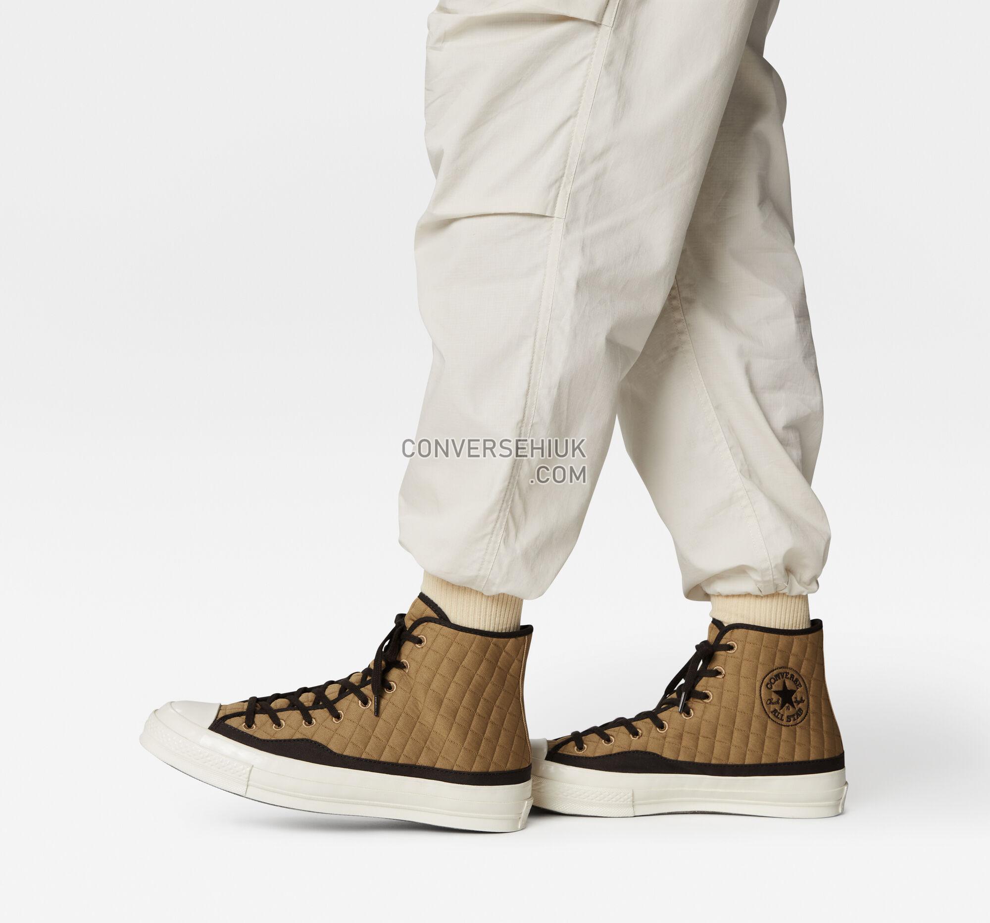 Converse Chuck 70 Quilted Sand Dune/Black/Egret A01398C Shoes