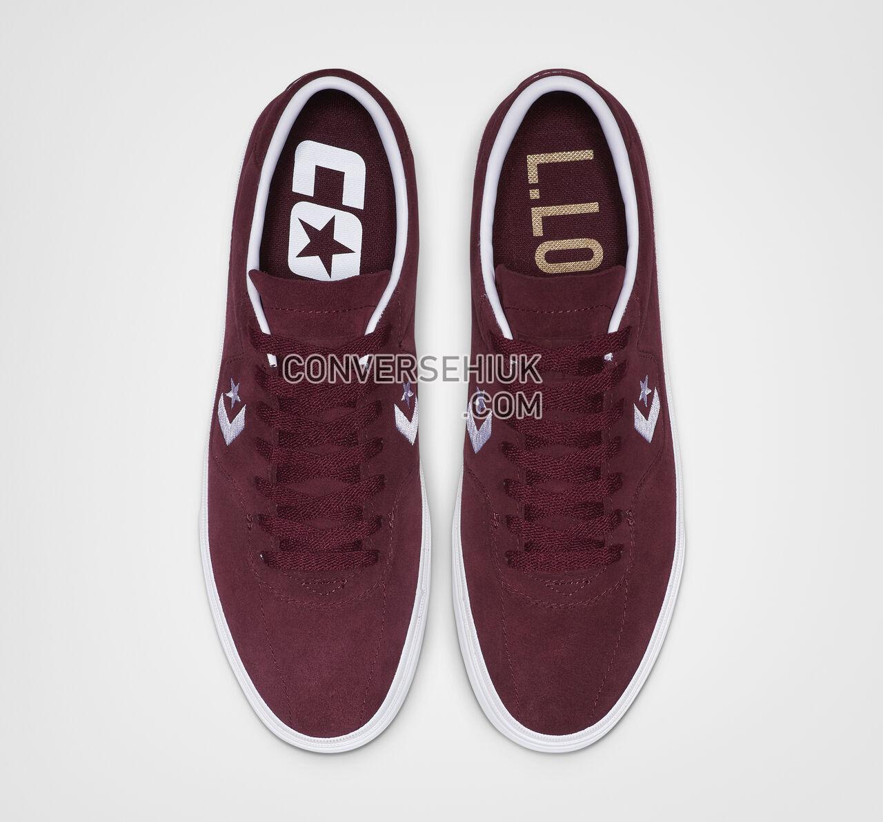 Converse Louie Lopez Pro Low Top Dark Burgundy/White/Gum 165272C Shoes