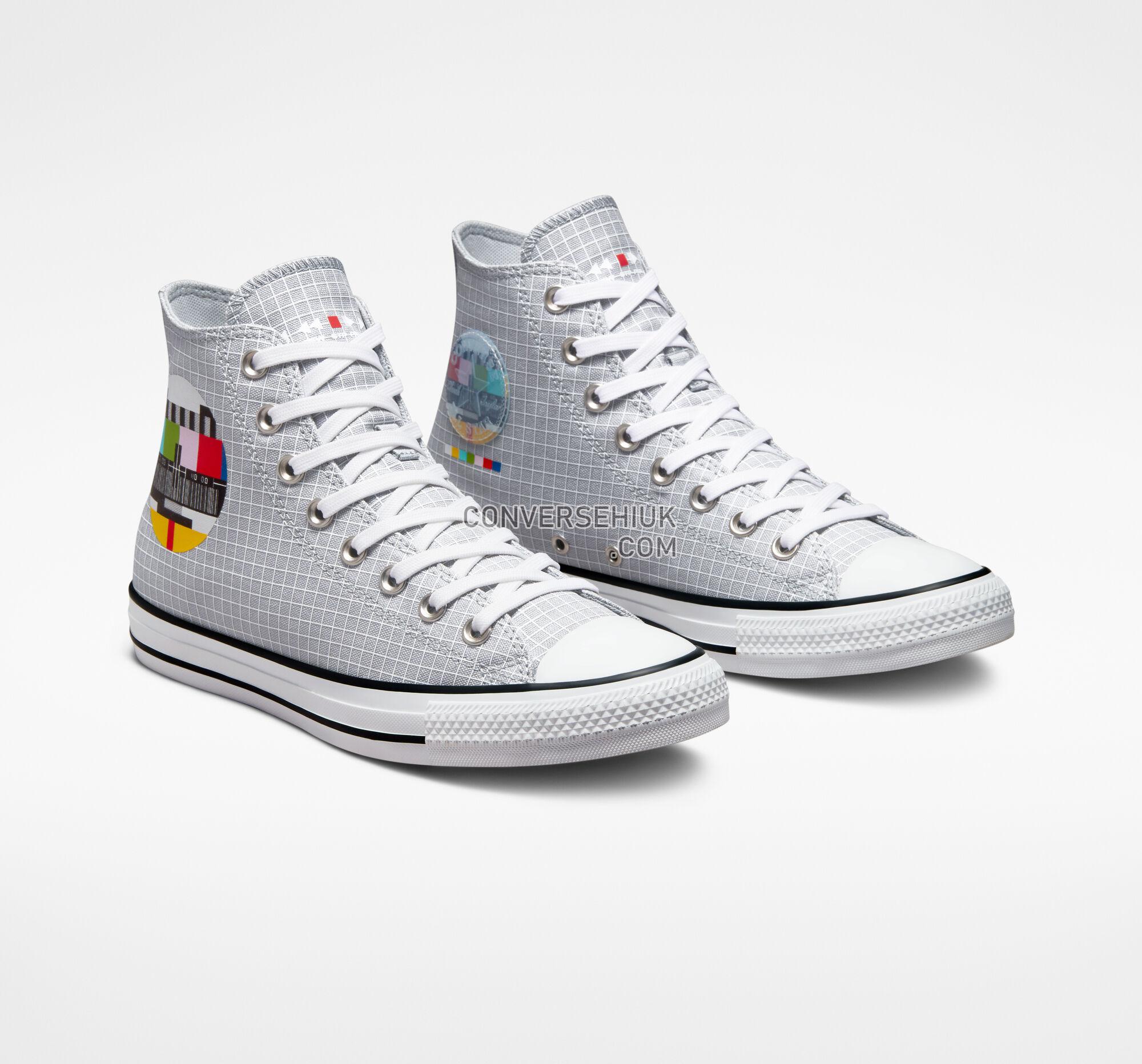 Converse Chuck Taylor All Star Color Grid Dk Smoke Grey/Multi A03783F Shoes