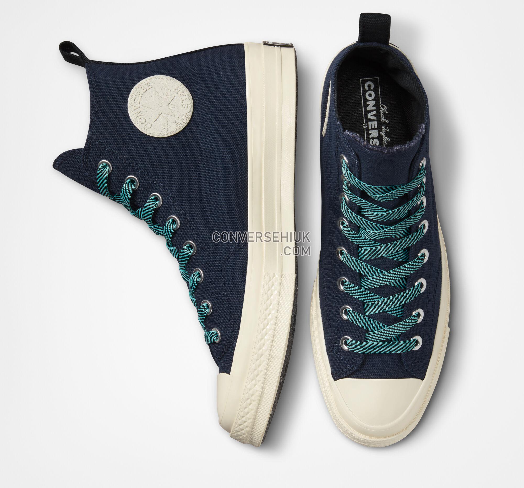 Converse Chuck 70 Counter Climate GORE-TEX Obsidian/Light Aqua/Egret A01385C Shoes