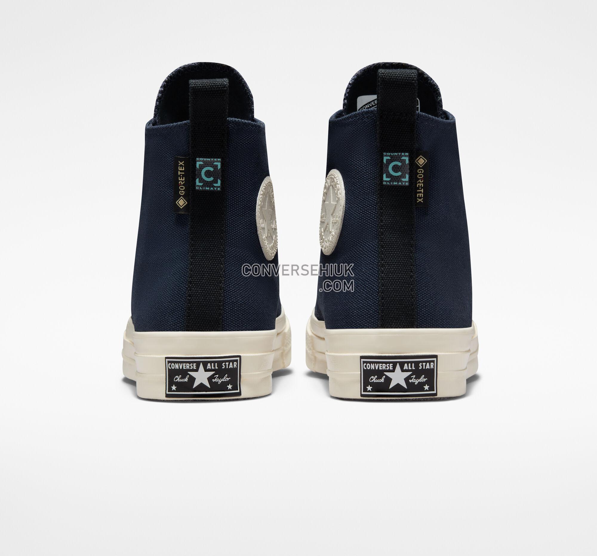 Converse Chuck 70 Counter Climate GORE-TEX Obsidian/Light Aqua/Egret A01385C Shoes