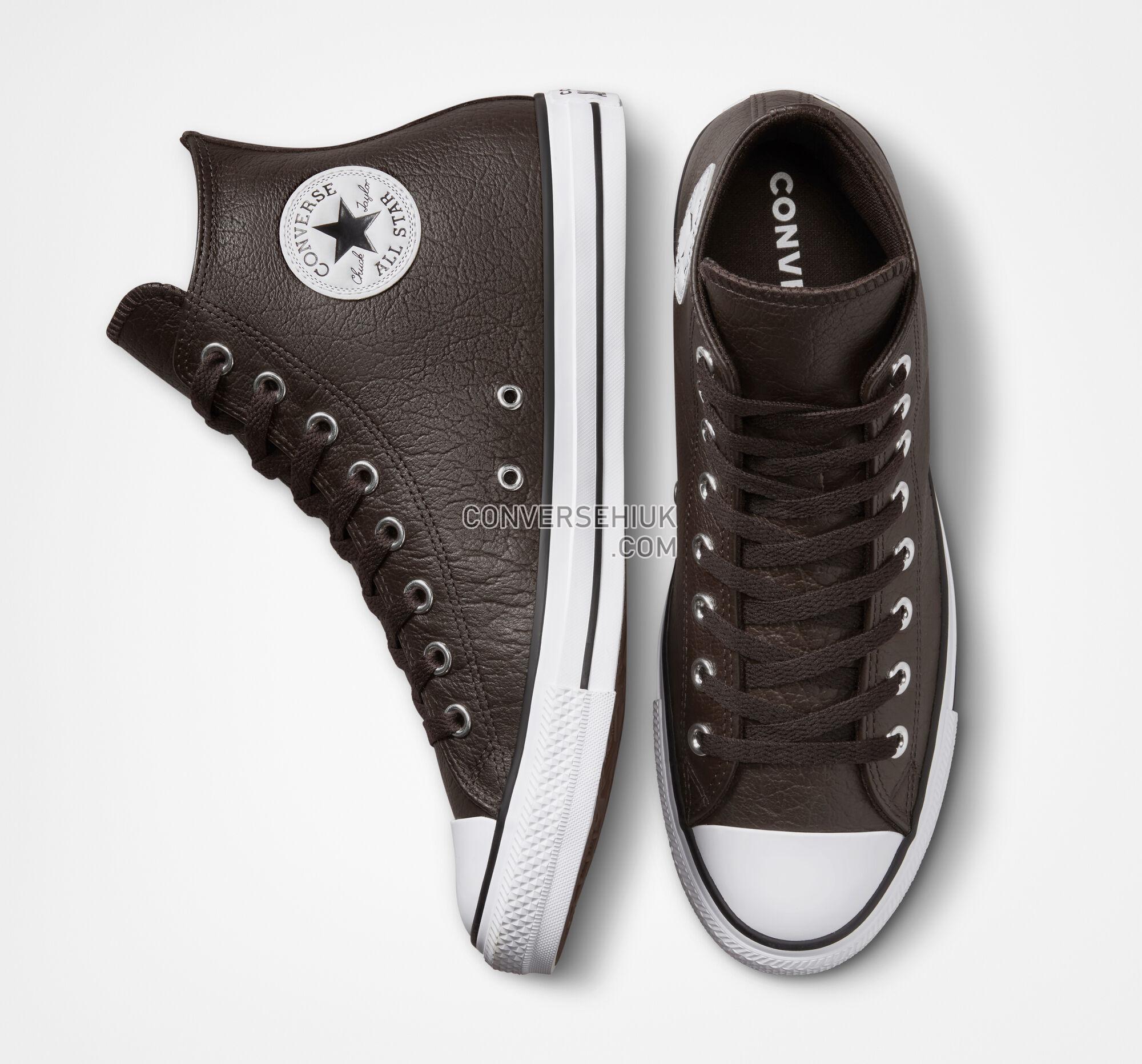 Converse Chuck Taylor All Star Tumbled Leather Velvet Brown/White/Black A01461C Shoes