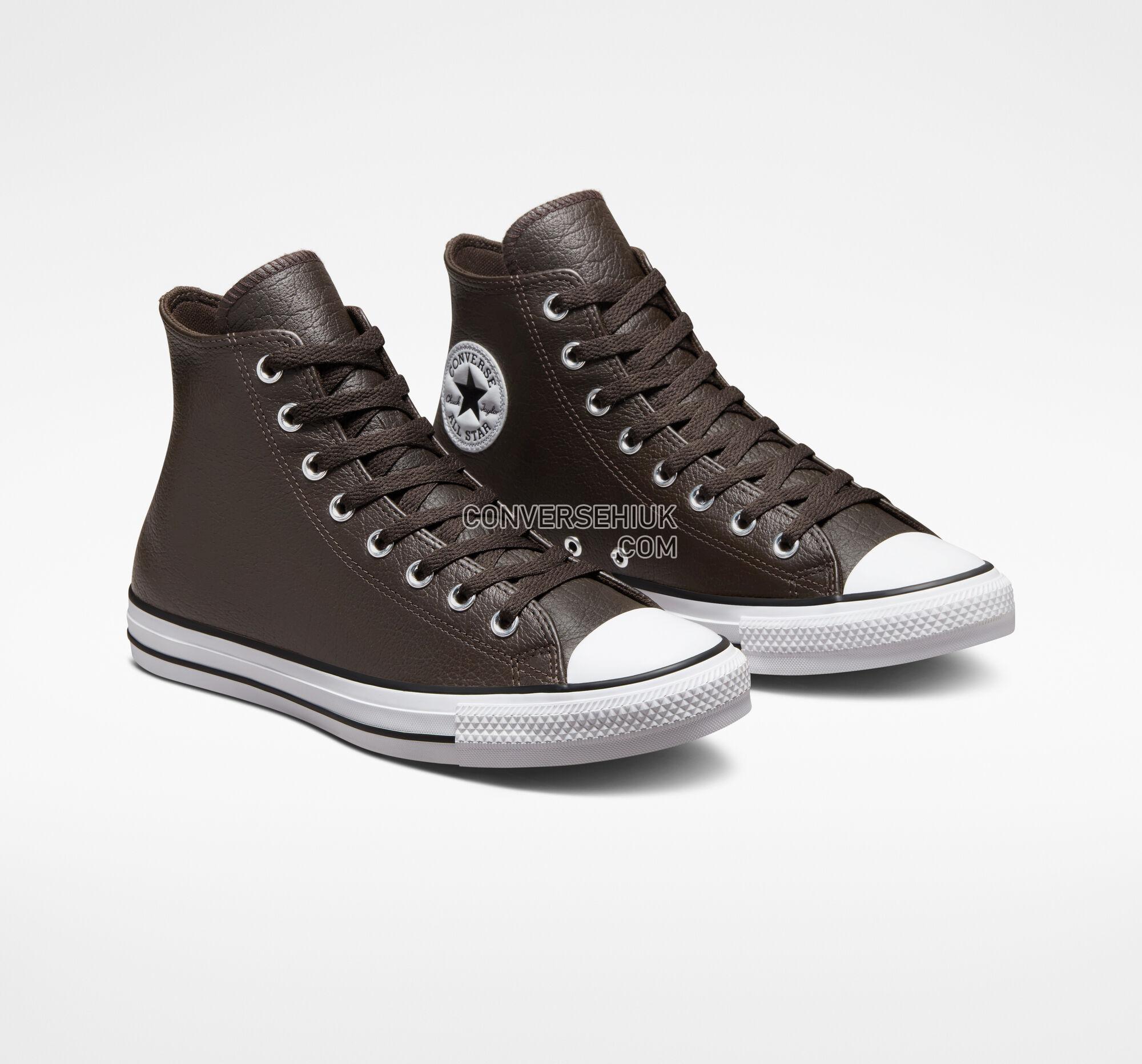 Converse Chuck Taylor All Star Tumbled Leather Velvet Brown/White/Black A01461C Shoes