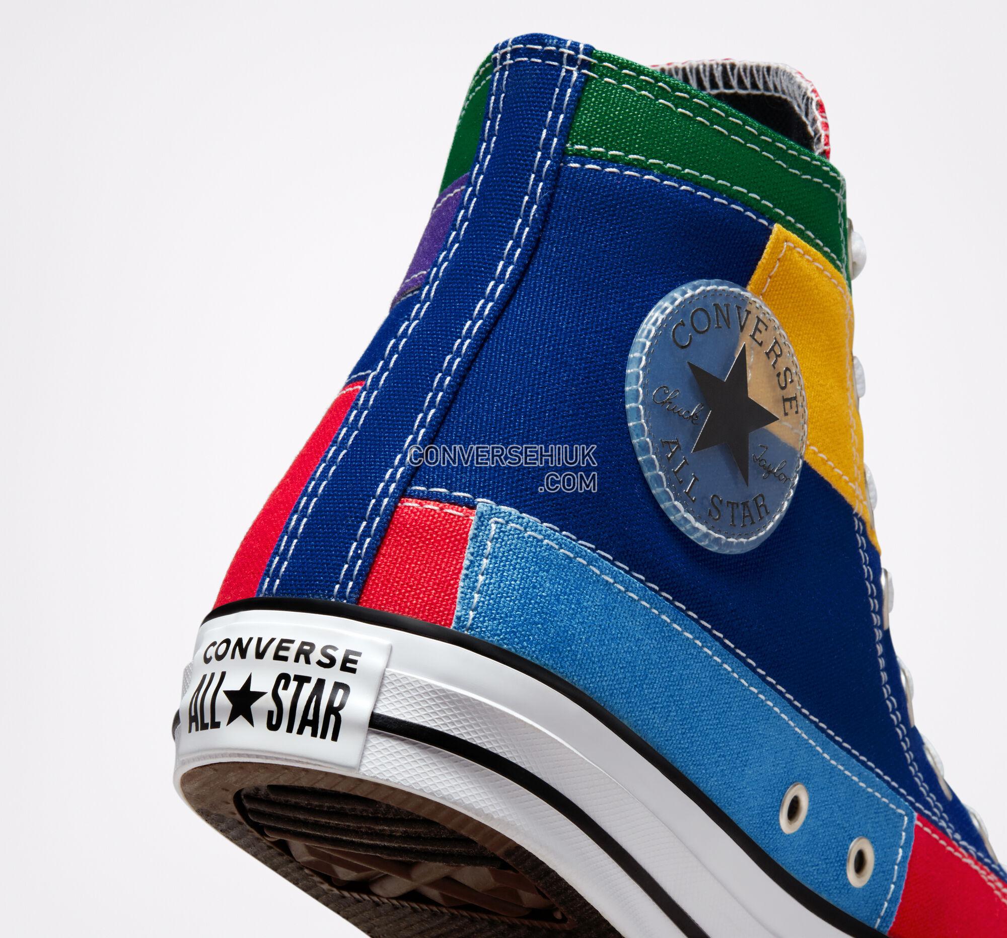 Converse Chuck Taylor All Star Patchwork University Red/Rush Blue 169939F Shoes