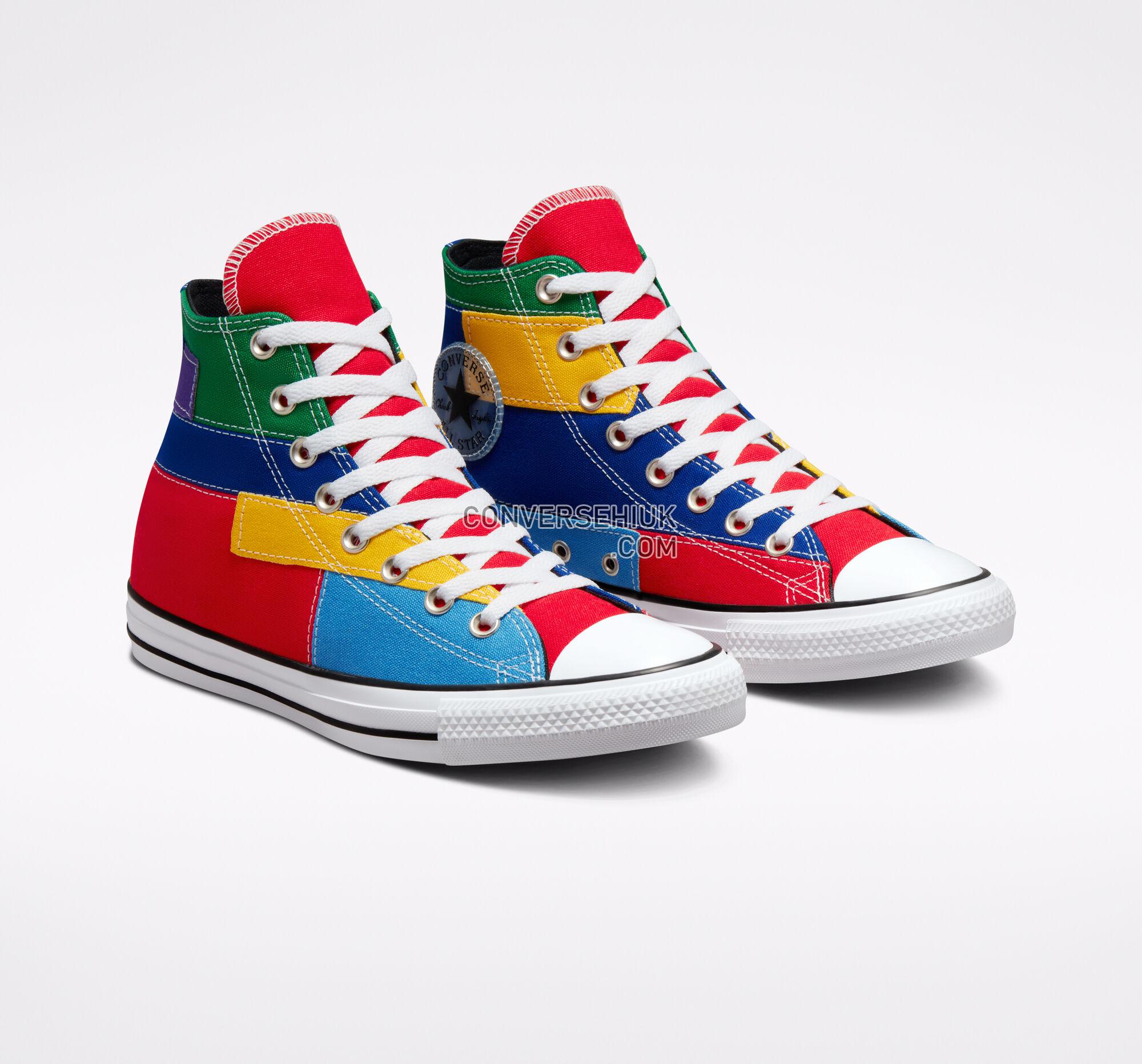 Converse Chuck Taylor All Star Patchwork University Red/Rush Blue 169939F Shoes