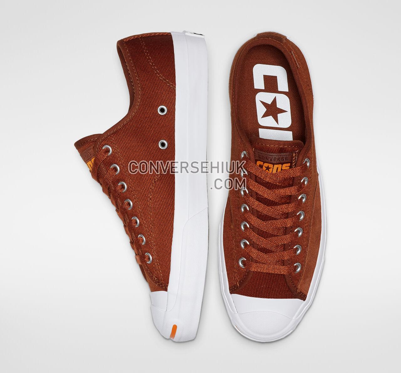 Converse Jack Purcell Pro Low Top Cinnamon/White/Orange Rind 165294C Shoes