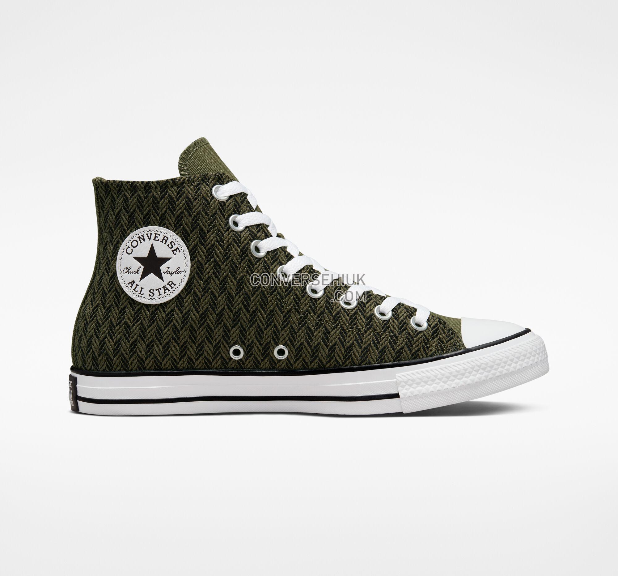 Converse Chuck Taylor All Star Herringbone Converse Utility/Black/White A03280F Shoes