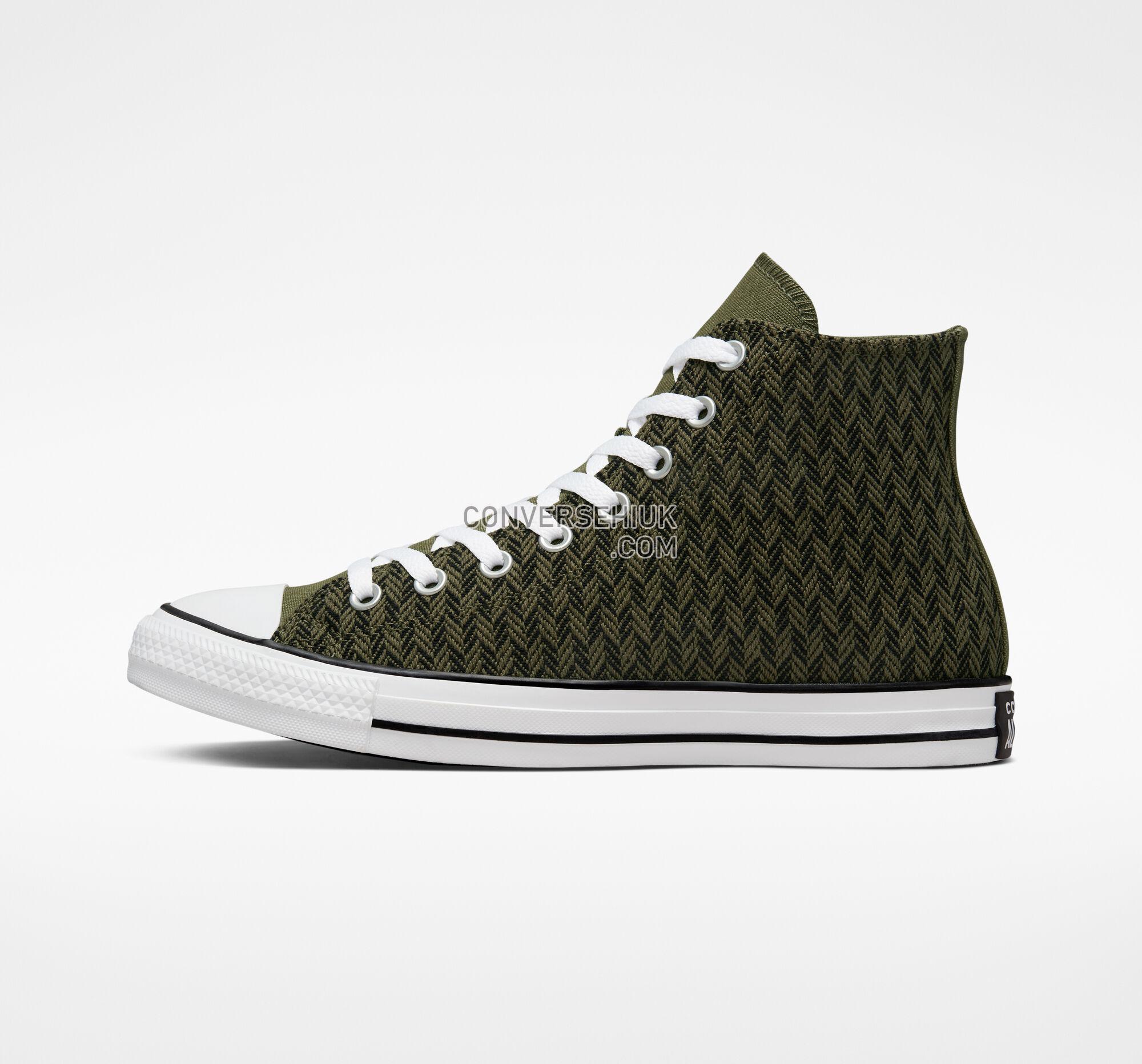 Converse Chuck Taylor All Star Herringbone Converse Utility/Black/White A03280F Shoes