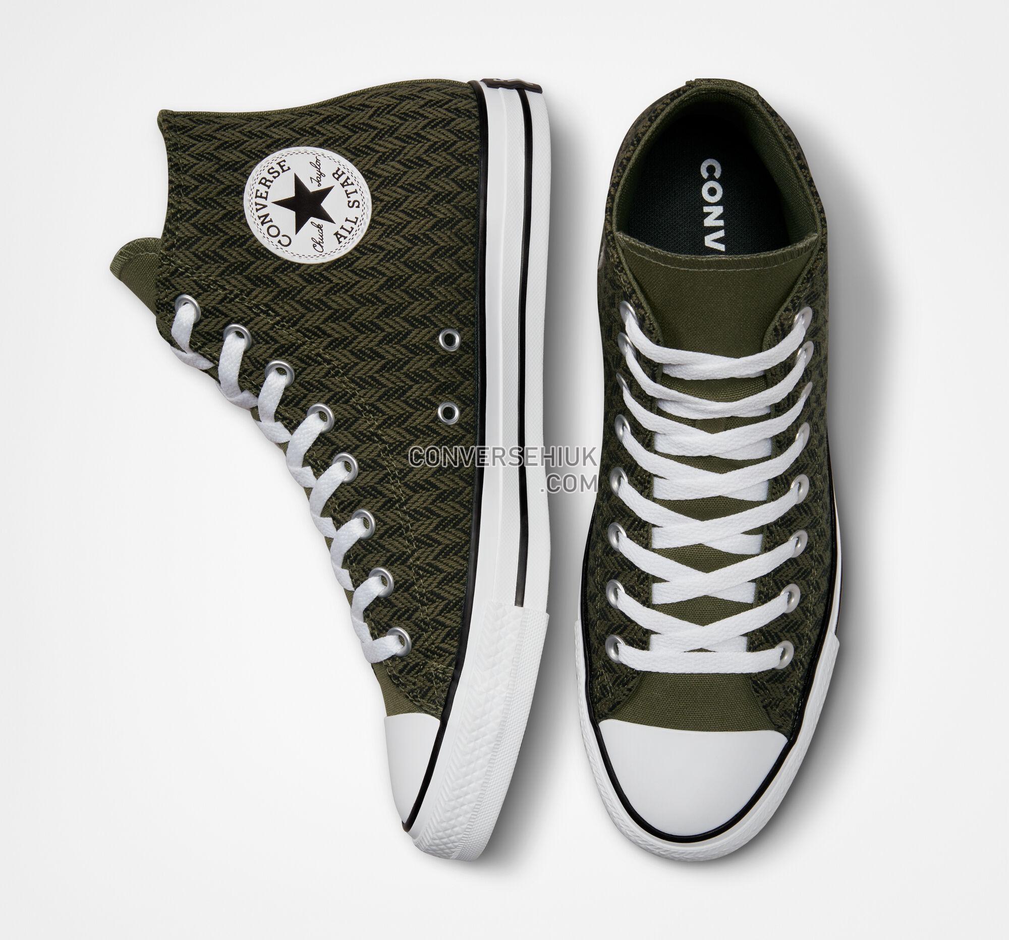 Converse Chuck Taylor All Star Herringbone Converse Utility/Black/White A03280F Shoes