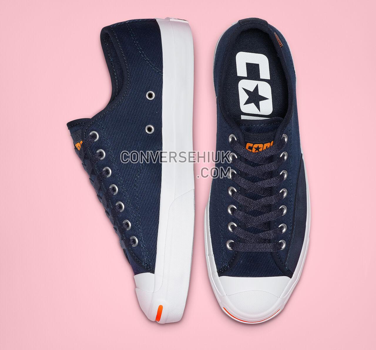 Converse Jack Purcell Pro Low Top Dark Obsidian/White 165295C Shoes