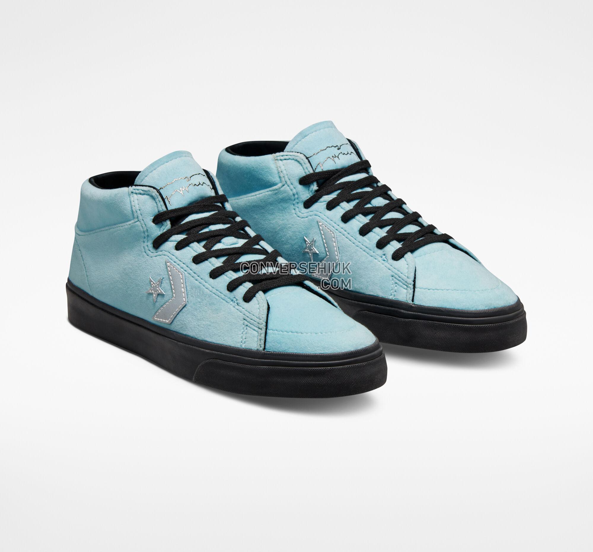 Converse Louie Lopez Pro Mid x FA Cyan Tint/Black/Black A05074C Shoes