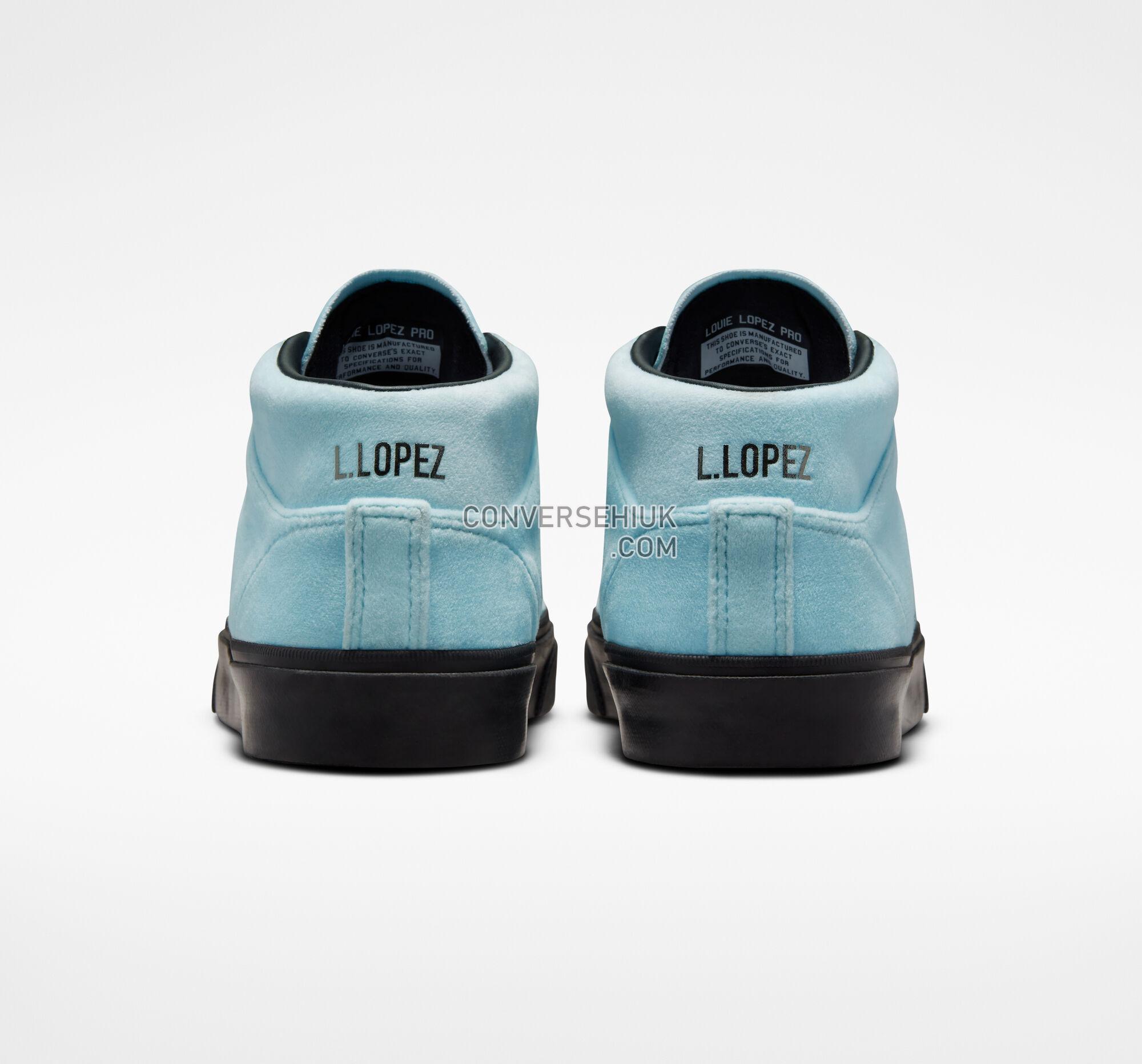 Converse Louie Lopez Pro Mid x FA Cyan Tint/Black/Black A05074C Shoes