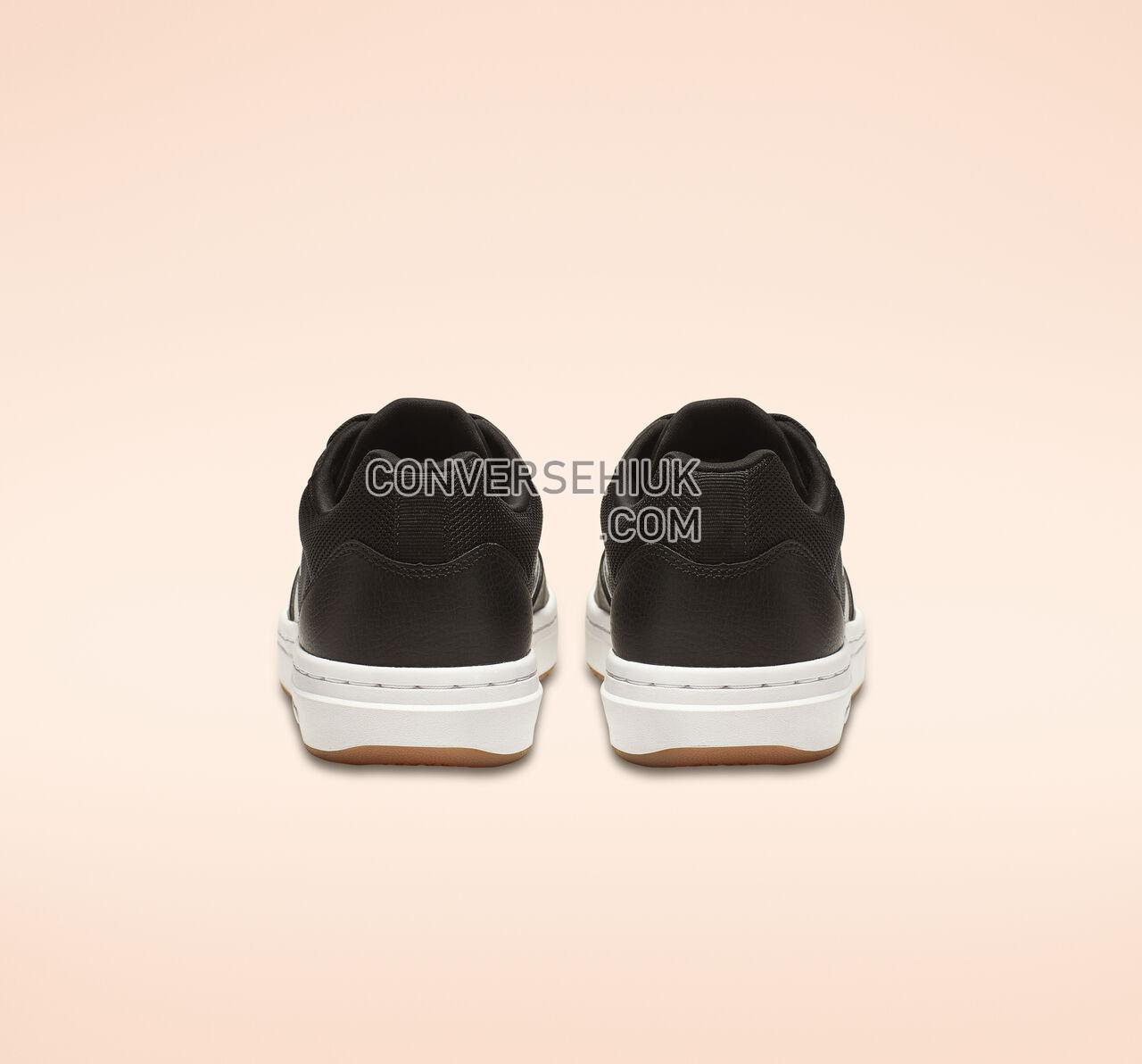 Converse Rival Leather Low Top Black/White/Gum 163207C Shoes