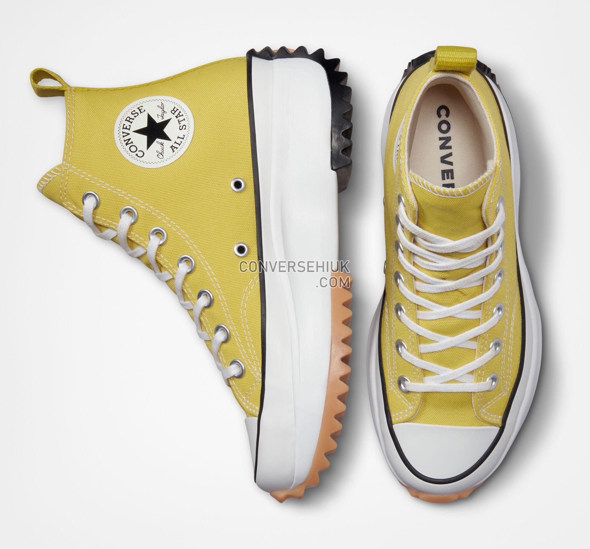 Converse Run Star Hike Platform Bitter Lemon/Black/White A01365C Shoes