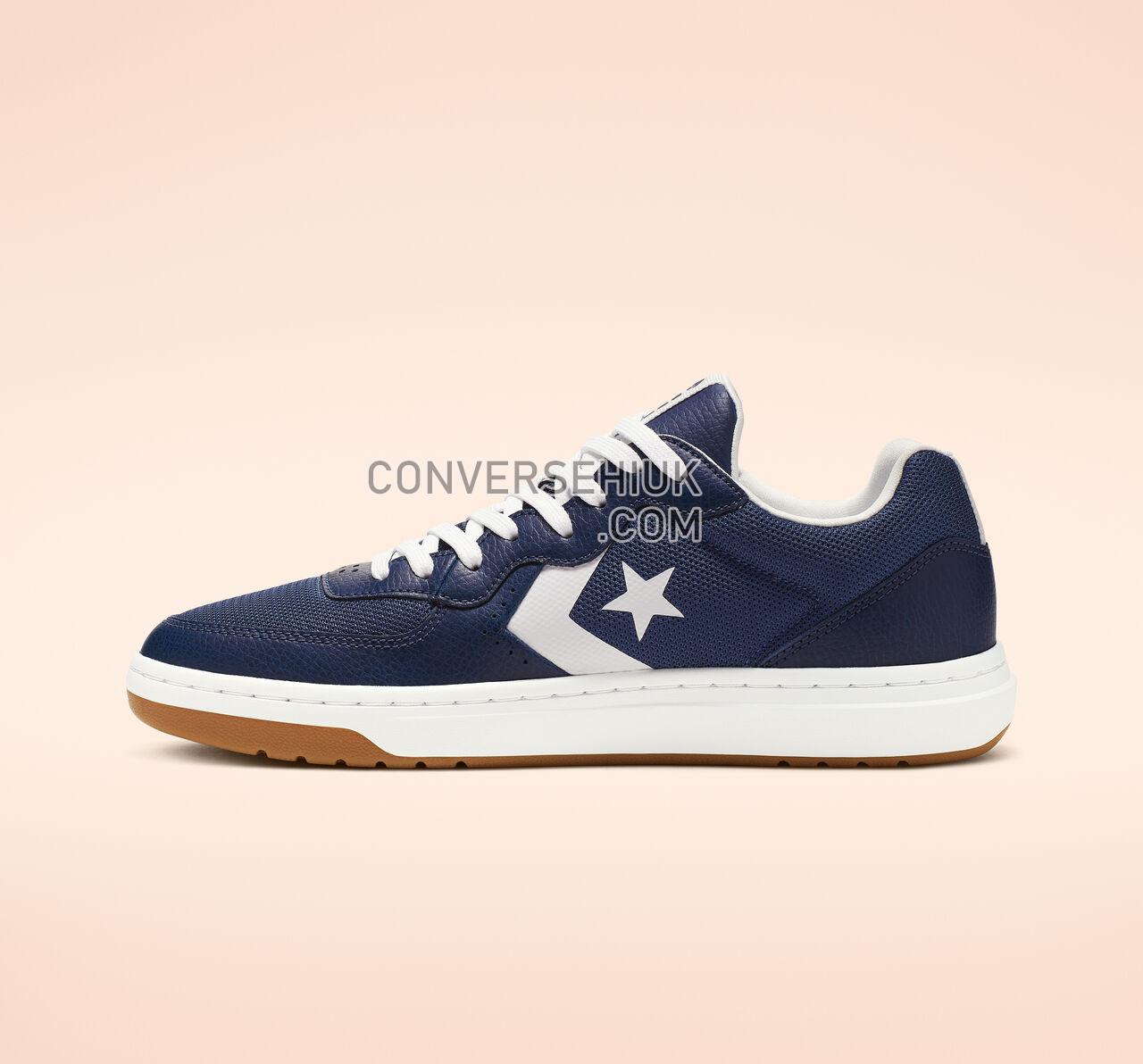 Converse Rival Leather Low Top Navy/White/Gum 163210C Shoes