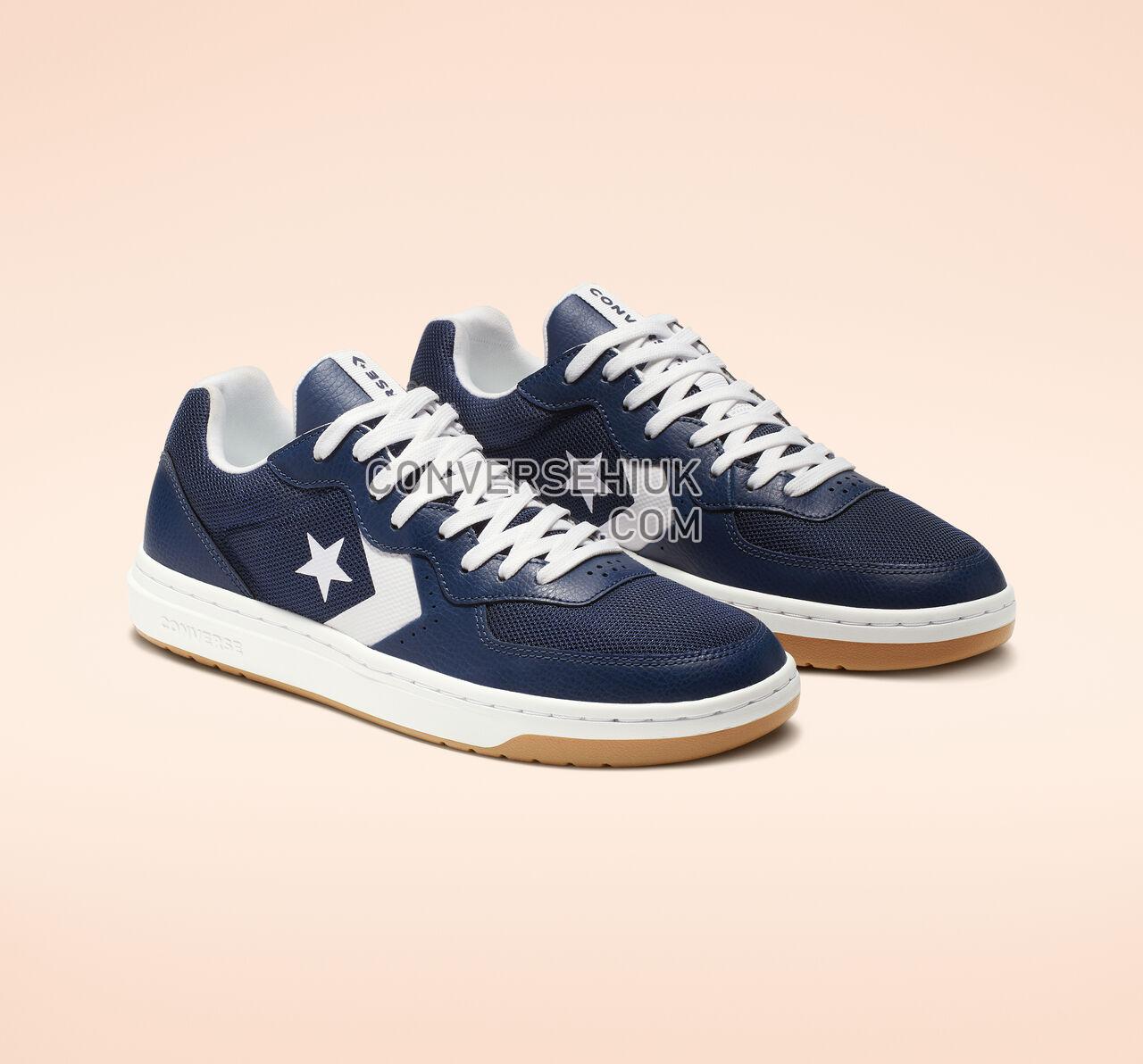 Converse Rival Leather Low Top Navy/White/Gum 163210C Shoes