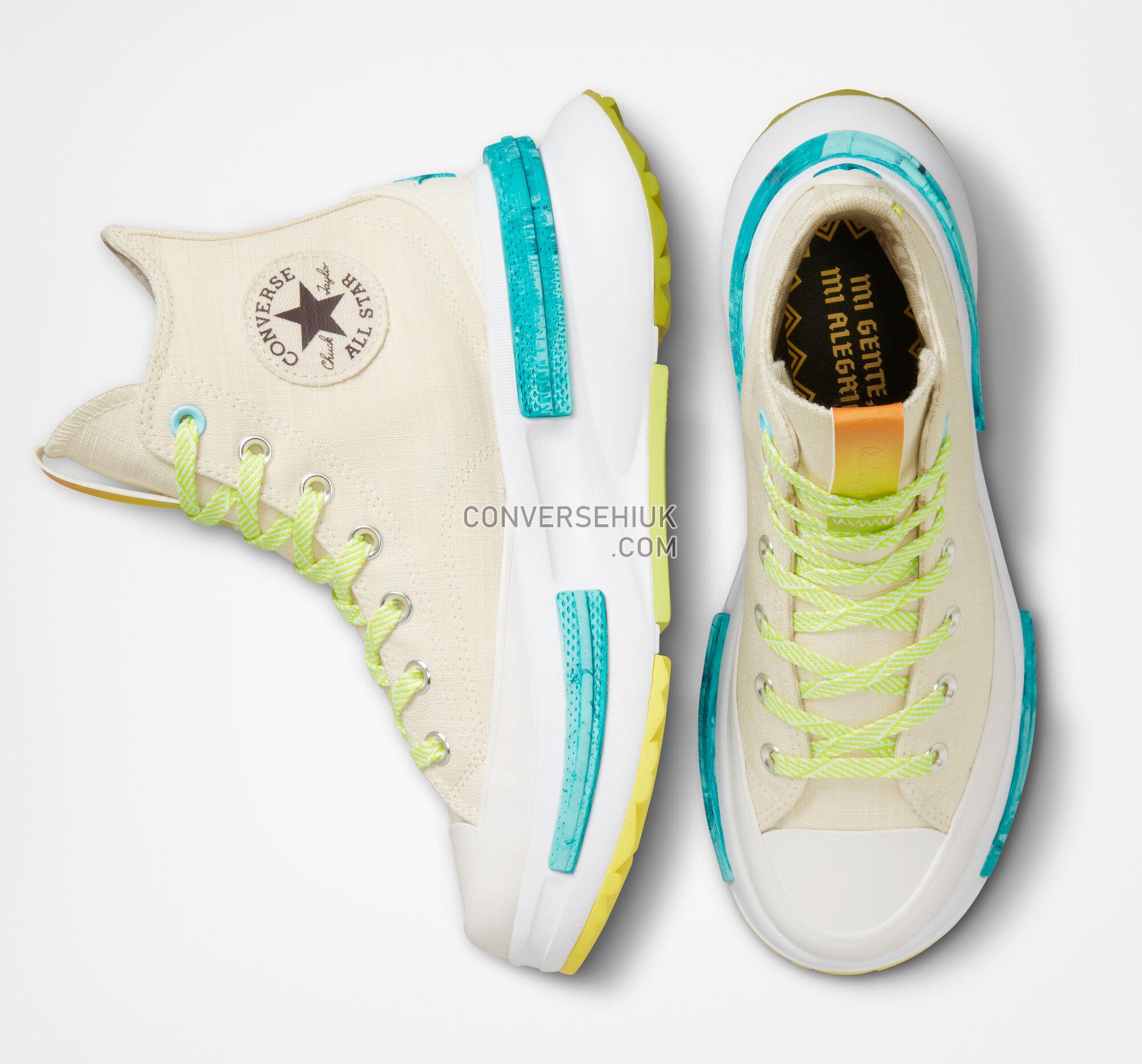 Converse Run Star Legacy CX Mi Gente Mi Alegria Natural/Laser Lemon/Light Aqua A03694C Shoes