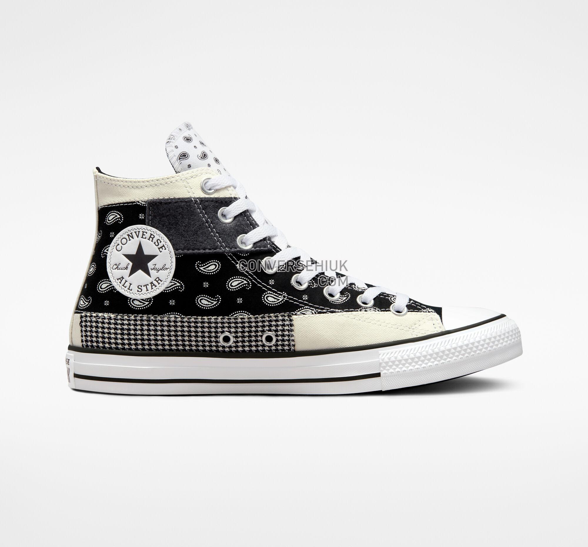 Converse Chuck Taylor All Star Hacked Patterns Egret/Black/White A05056C Shoes