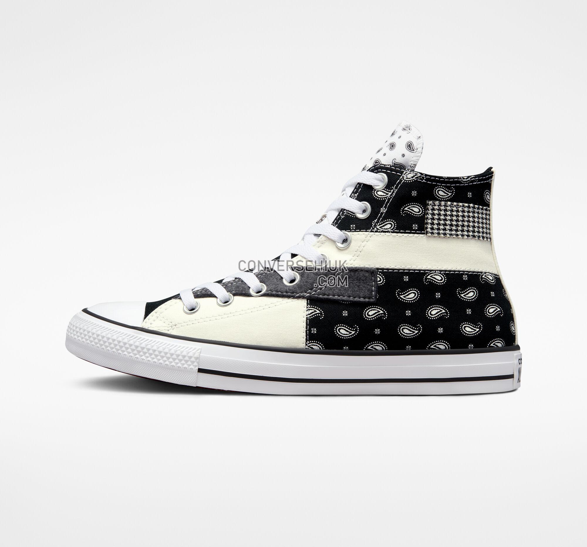 Converse Chuck Taylor All Star Hacked Patterns Egret/Black/White A05056C Shoes