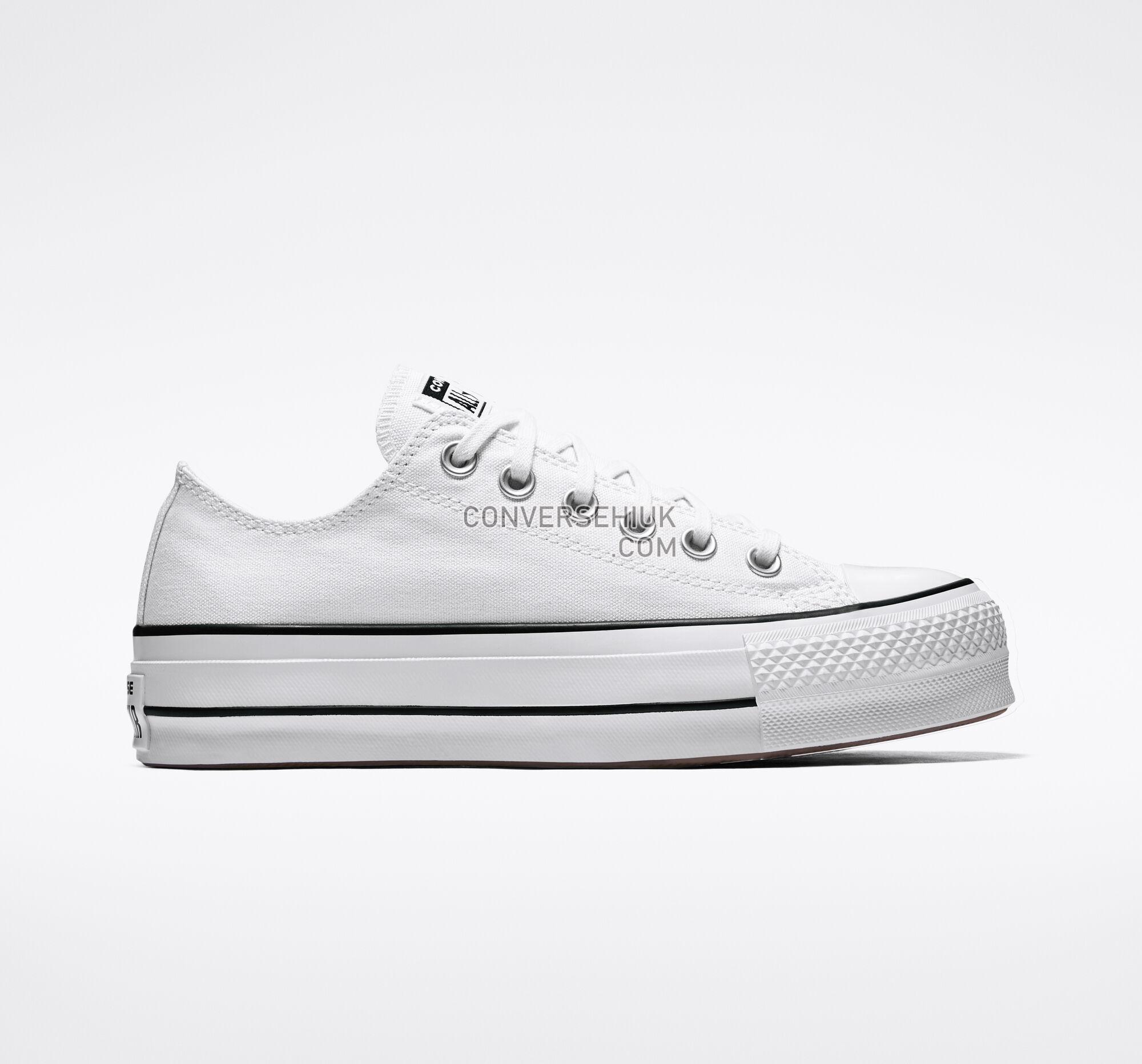 Converse Chuck Taylor All Star Lift Platform Canvas White/Black/White 560251F Shoes